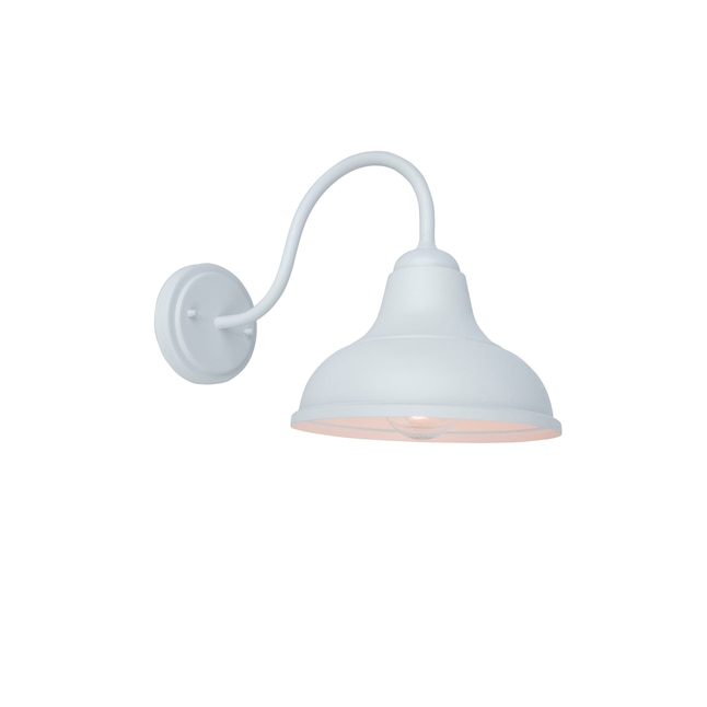 Outdoor Wall Lights Department At, White Barn Light Sconce