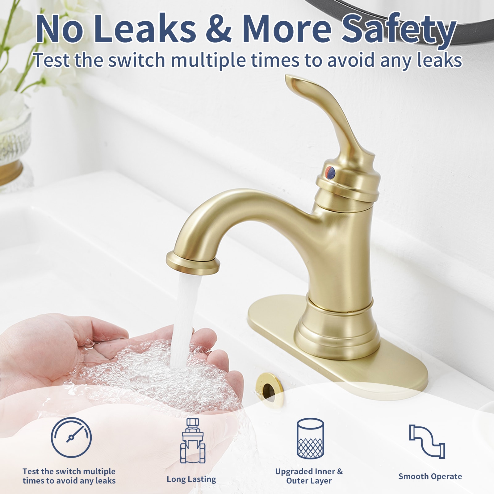 BWE A-99008-BG Lavatory-Faucets - View #3