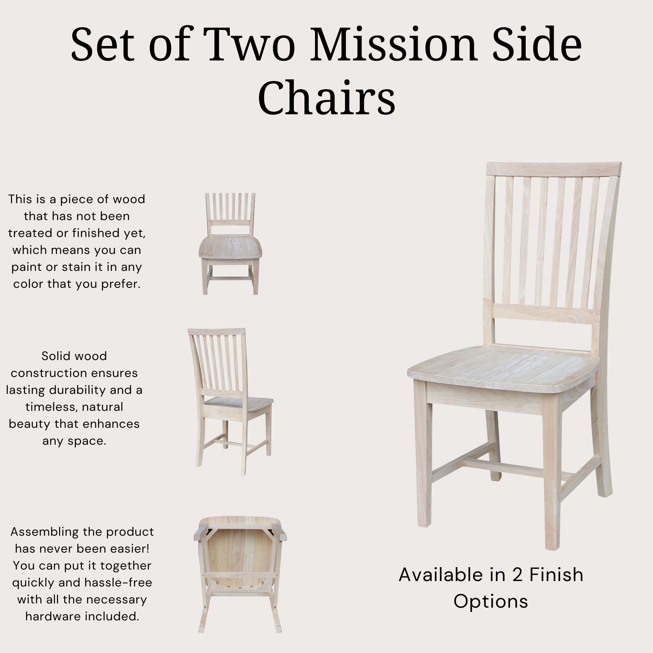 International Concepts 265P Dining-Chairs - View #9