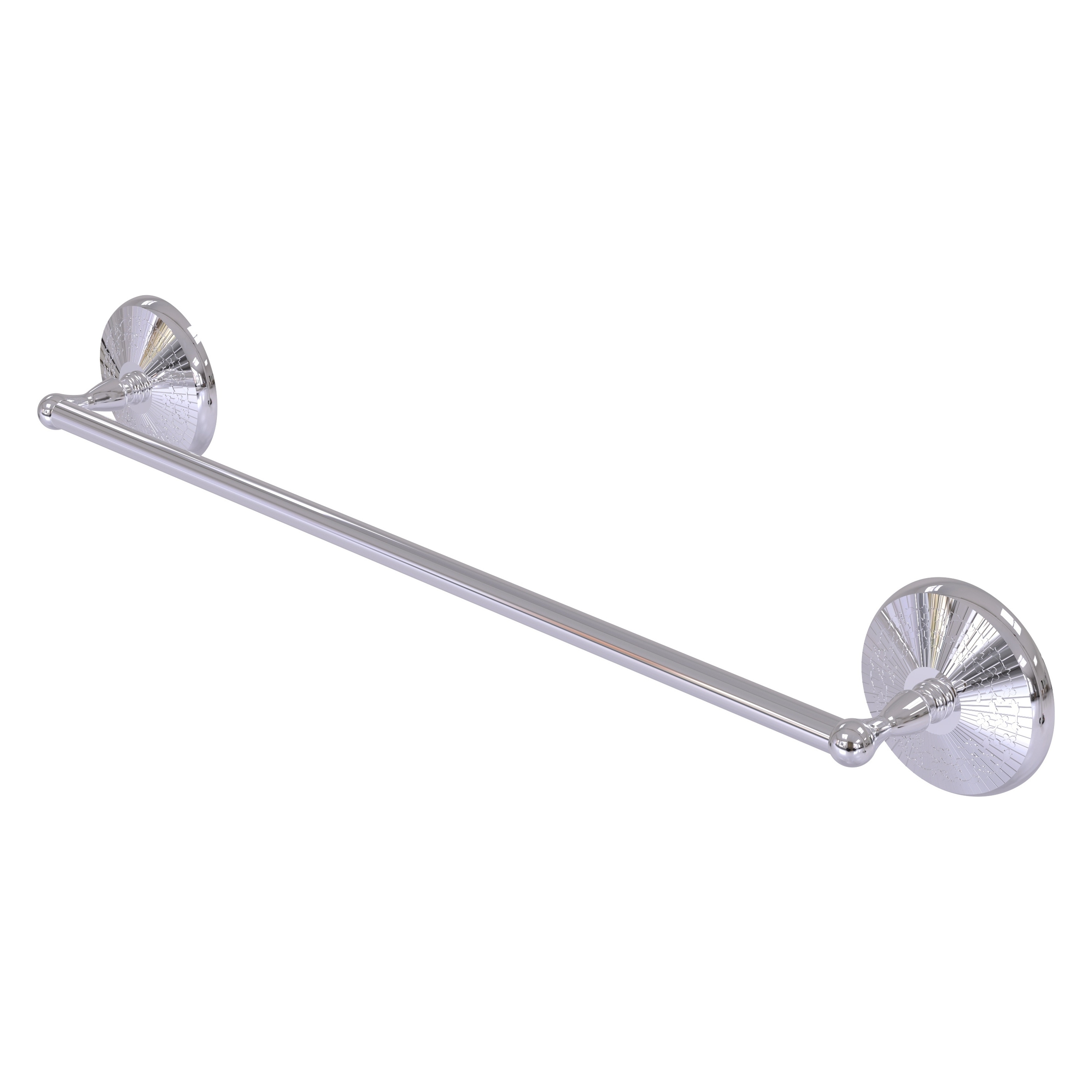 Allied Brass MC-31/24-PC Monte Carlo 24-in Polished Chrome Wall mount Single Towel Bar