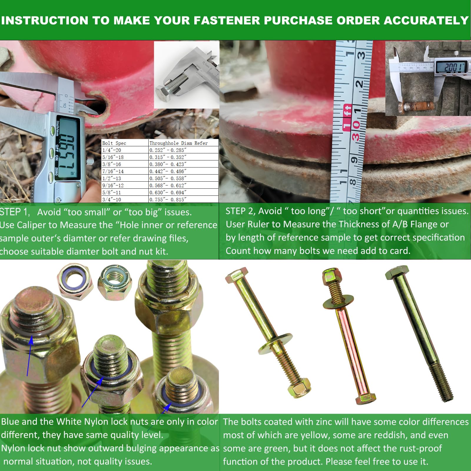 SenQWFa LDC0814Q408 Metric-Hex-Bolts - View #3