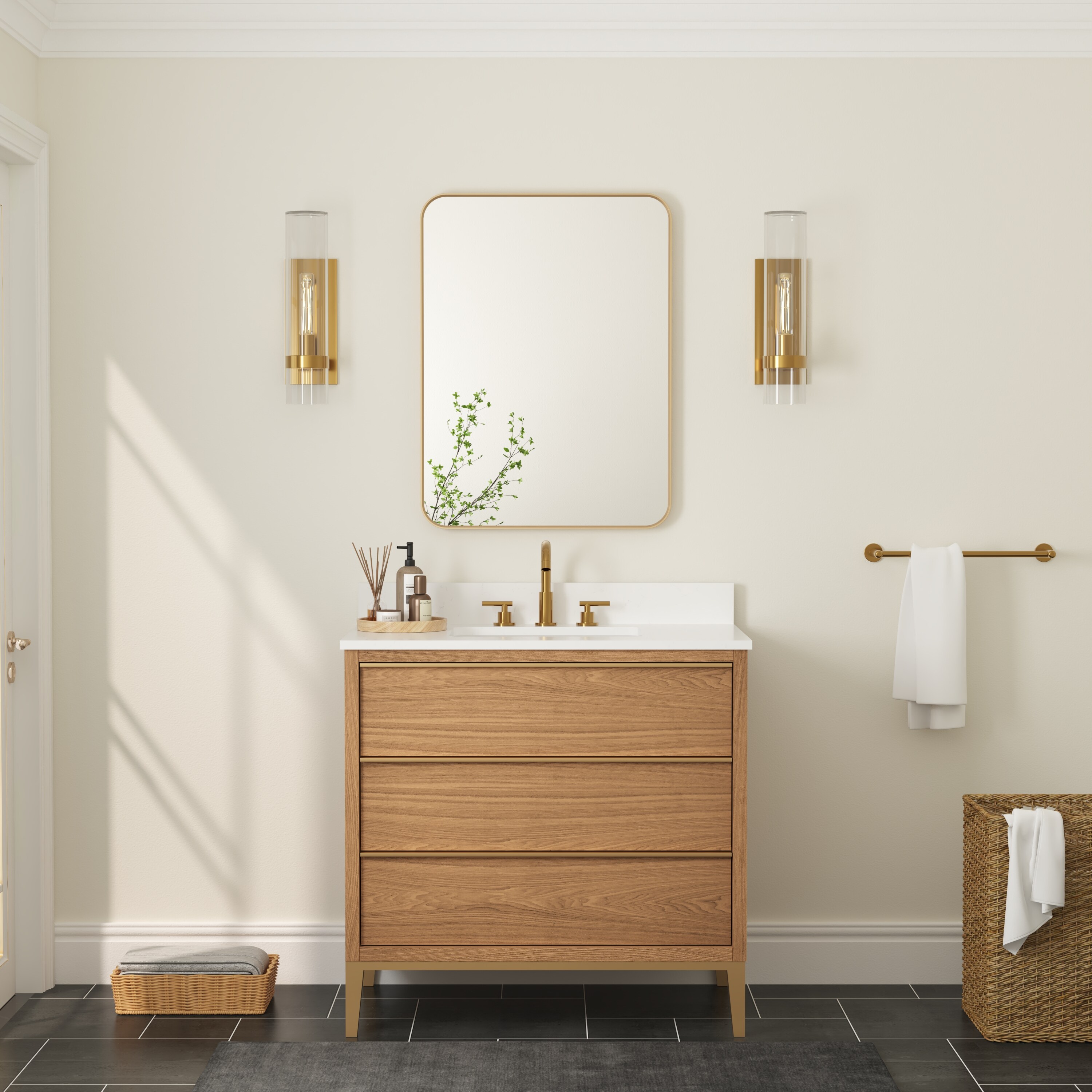 Forclover ALW65-M2028 Framed-Bath-Mirrors - View #2