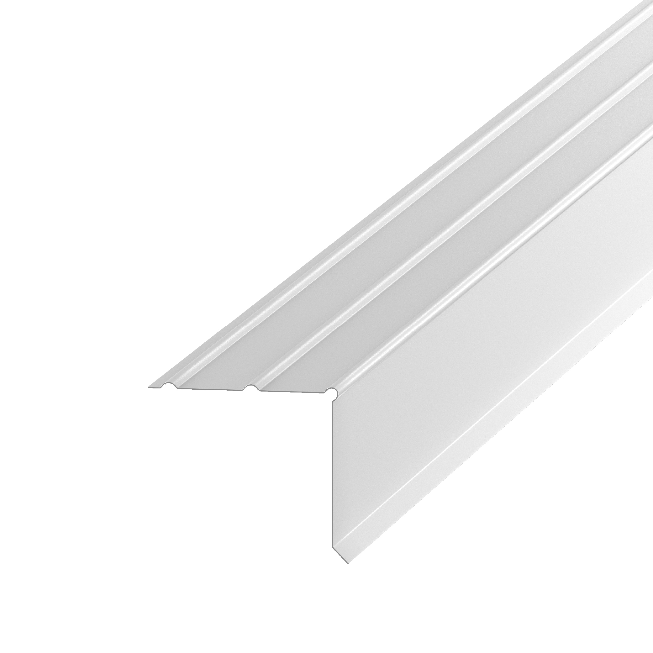 Amerimax Drip Edge 1.81-in x 10-ft White Aluminum Aluminum Drip Edge #5500500120