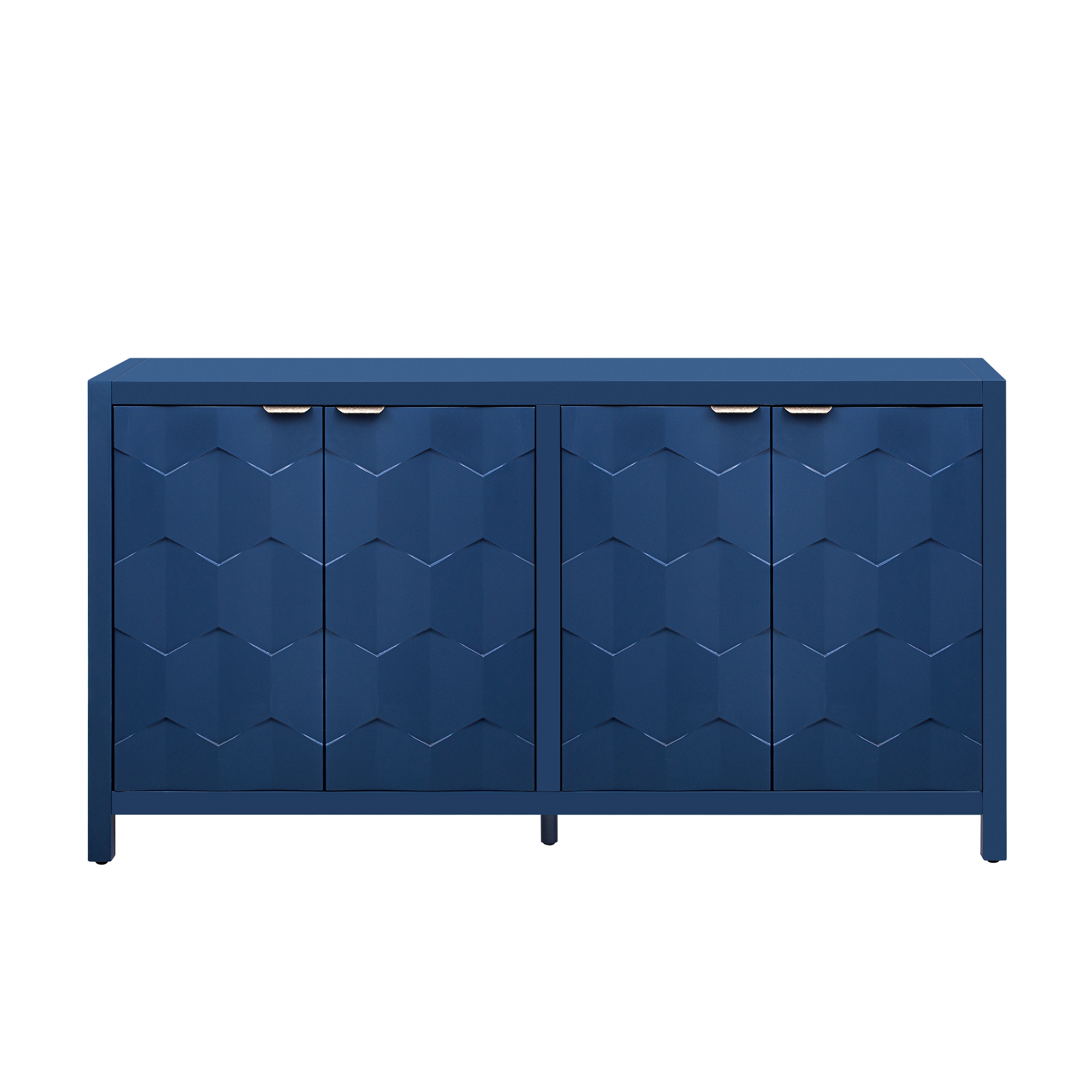Oaks Decor OA7117044V Contemporary/Modern Navy Sideboard