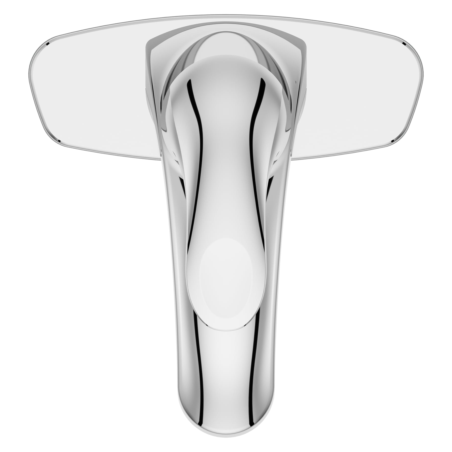 Polished Chrome High Arc Single Handle Bathroom Faucet