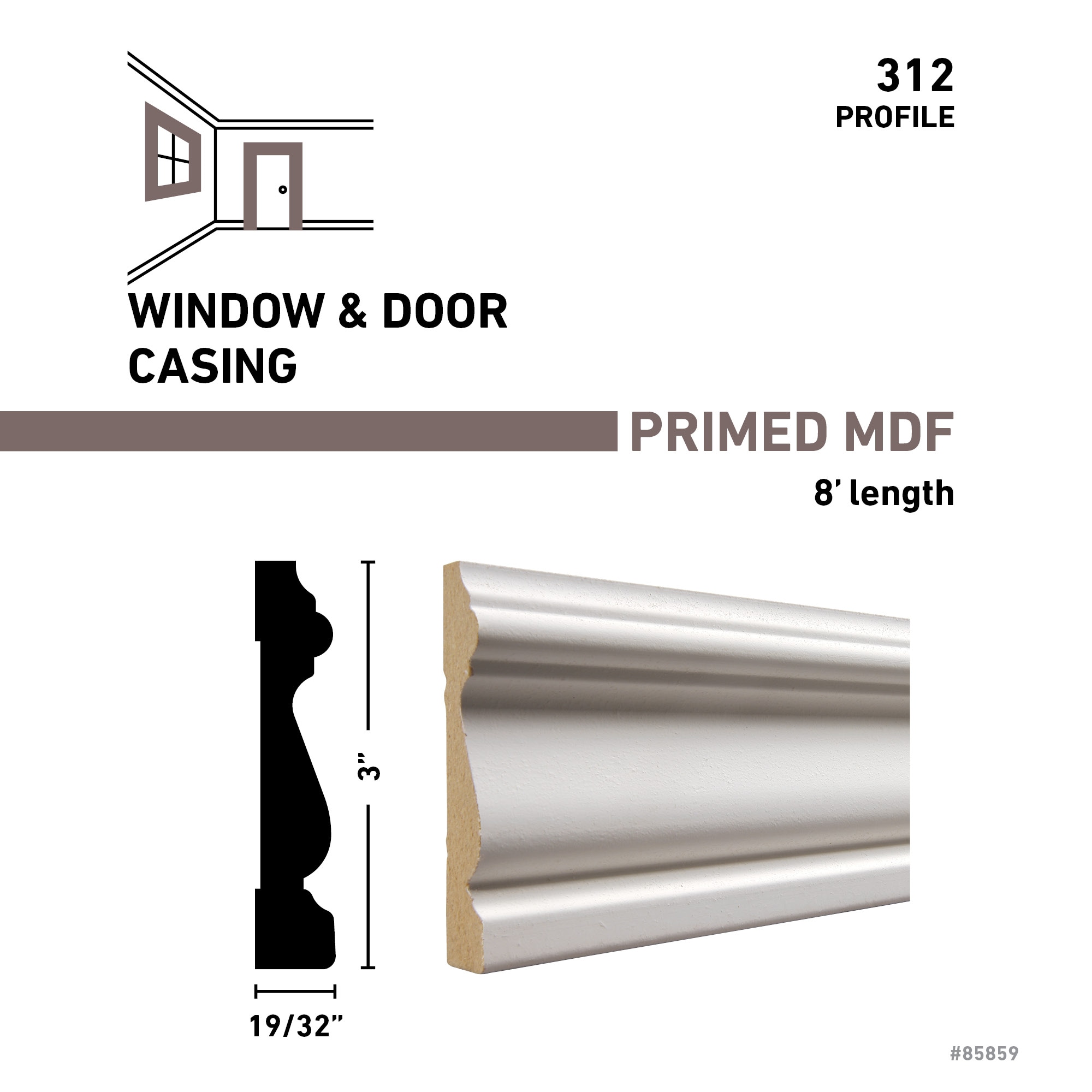 RELIABILT 312 8FBDPM Window-Door-Casings - View #3