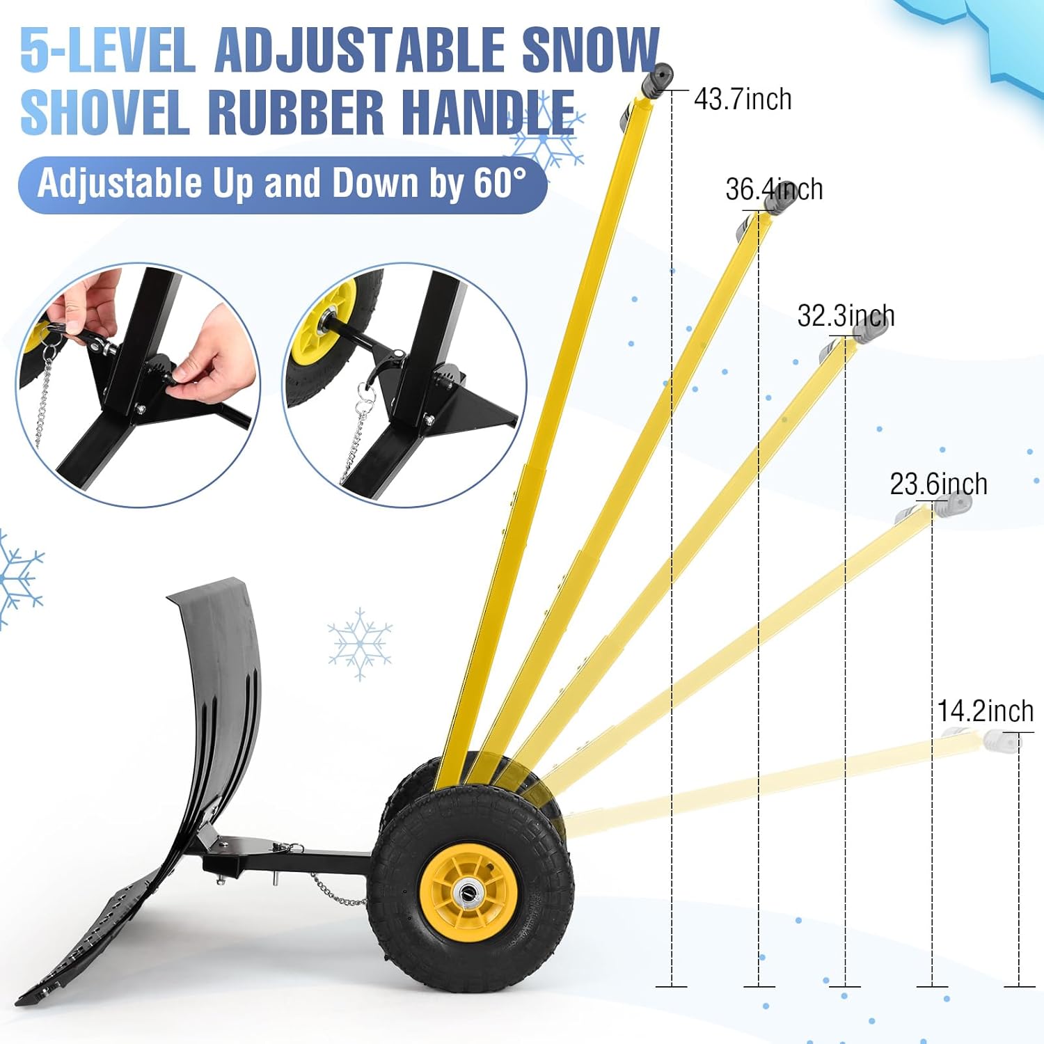 GAOMON CQC-EYFTIU-7AN1 Snow-Shovels - View #4