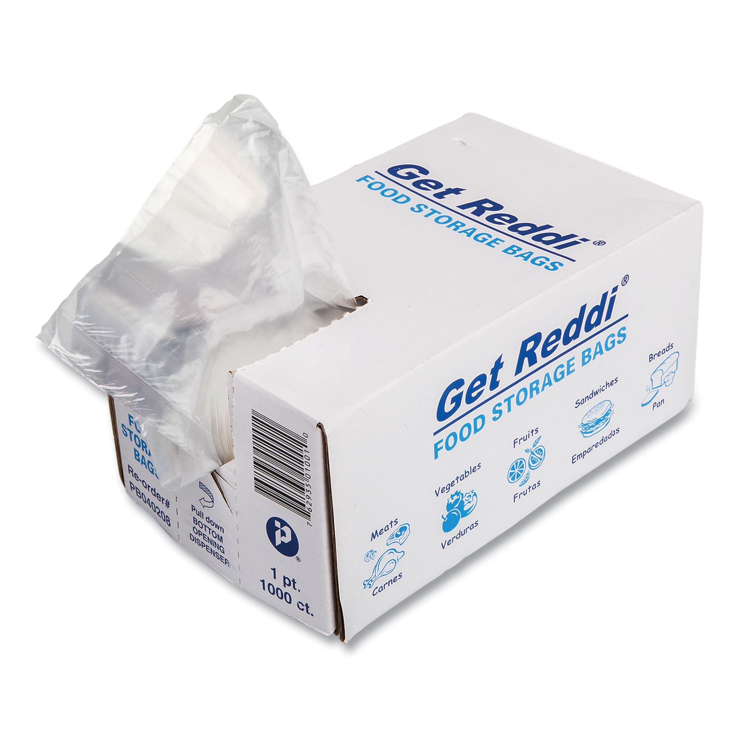 The Inteplast Group Food Bags 16 oz 4 in x 2 in x 8 in Clear 1000/Carton