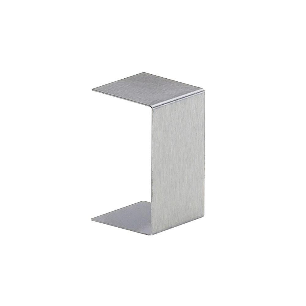 Polished Steel Square-Cornered Desk Lock