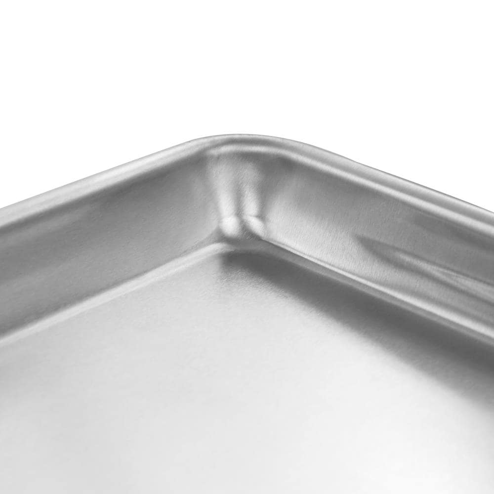 Oster Baker's Glee 9 x 5.3 Aluminum Rectangle Loaf Pan Silver