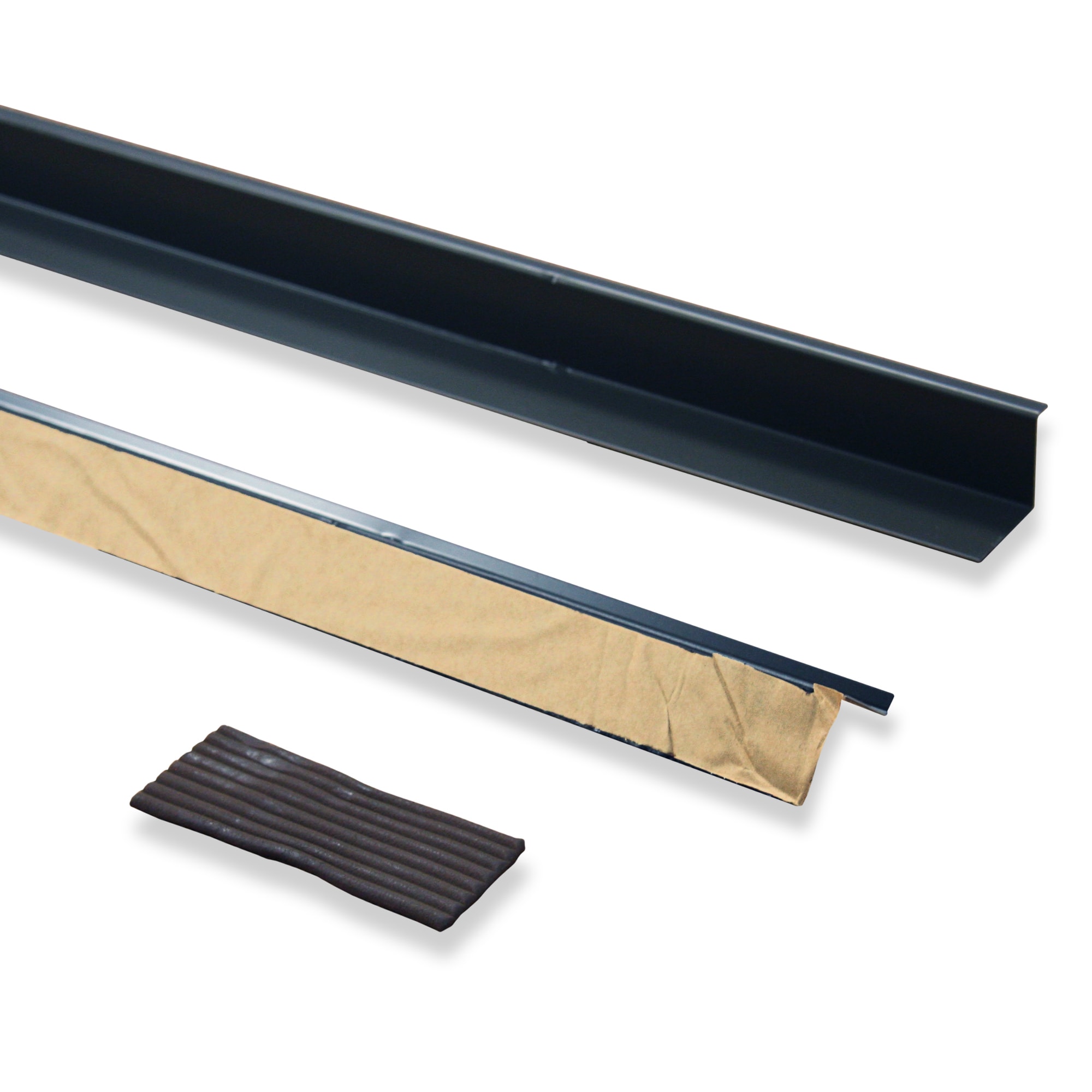 Rainhandler 1 5 in x 72 in brown half round gutter at lowes