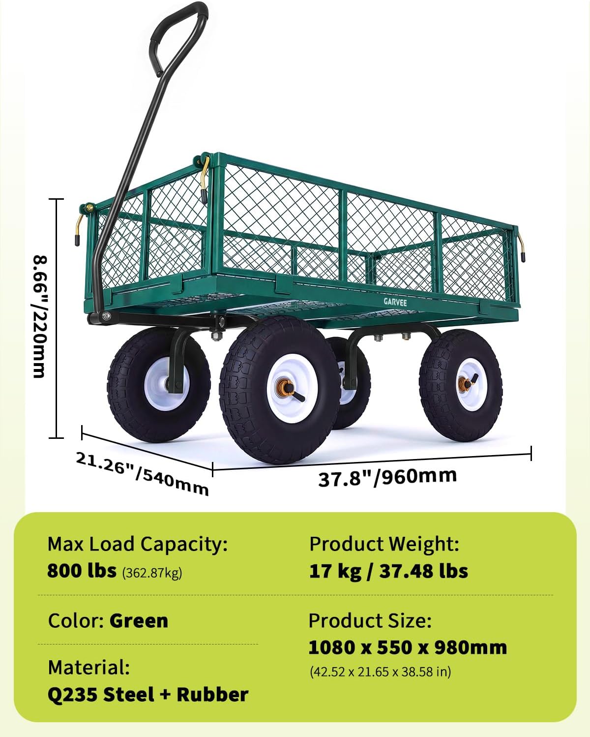 Garvee HQ-B-G3-54PP-IFJE Yard-Carts - View #2