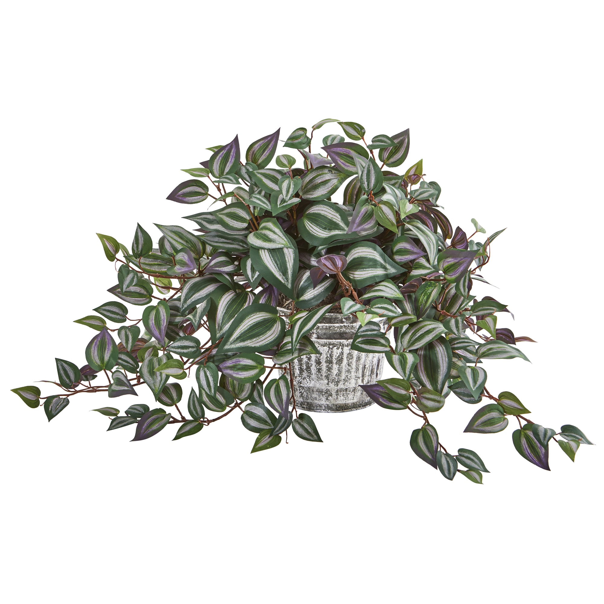 Nearly Natural 8611 15-Inches Green Indoor Hanging Mixed greenery Artificial plant