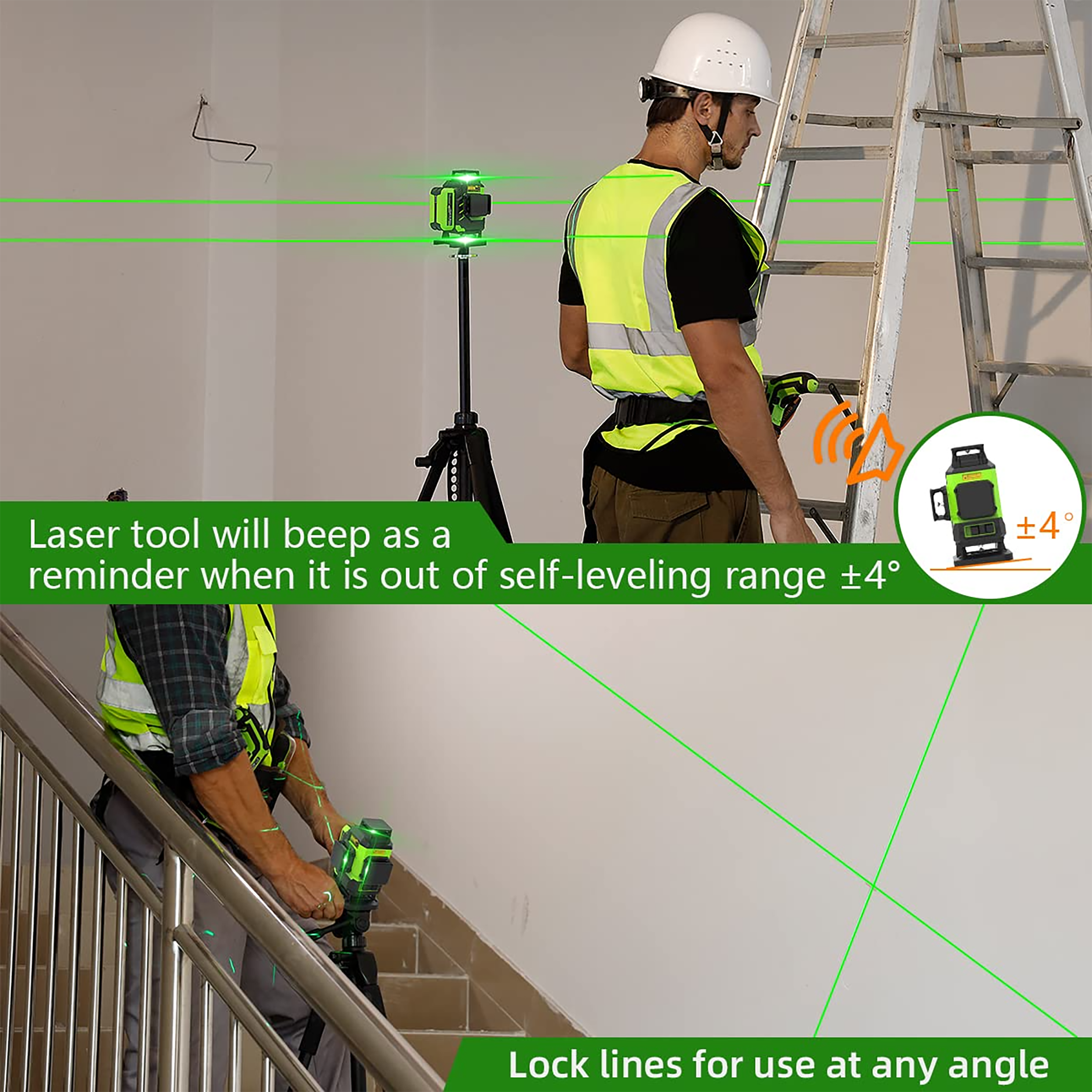 Huepar LS04CG Laser-Level - View #4