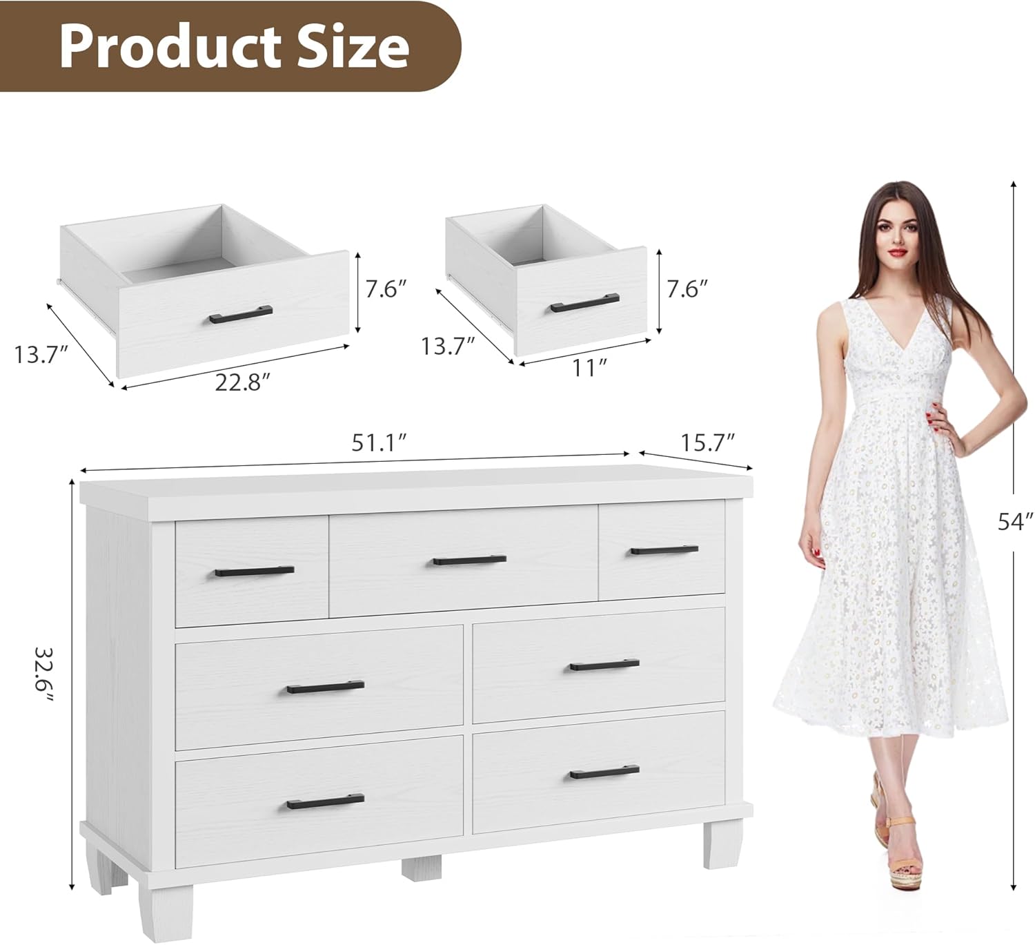 Qeetex LHF-DG-PCMK98U09 dressers - View #2