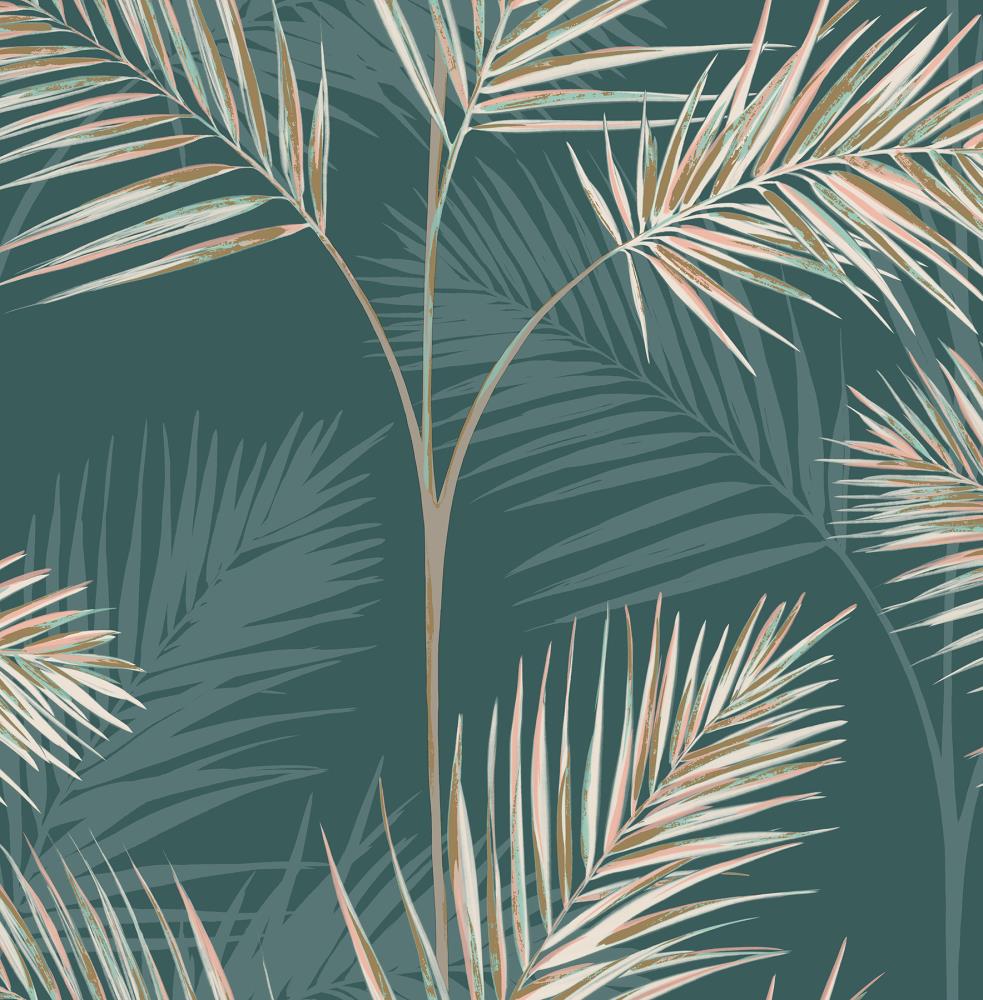 Fine Decor FD42679 Medley 56.4-Sq. Feet Evergreen Paper Ivy/Vines Unpasted Wallpaper