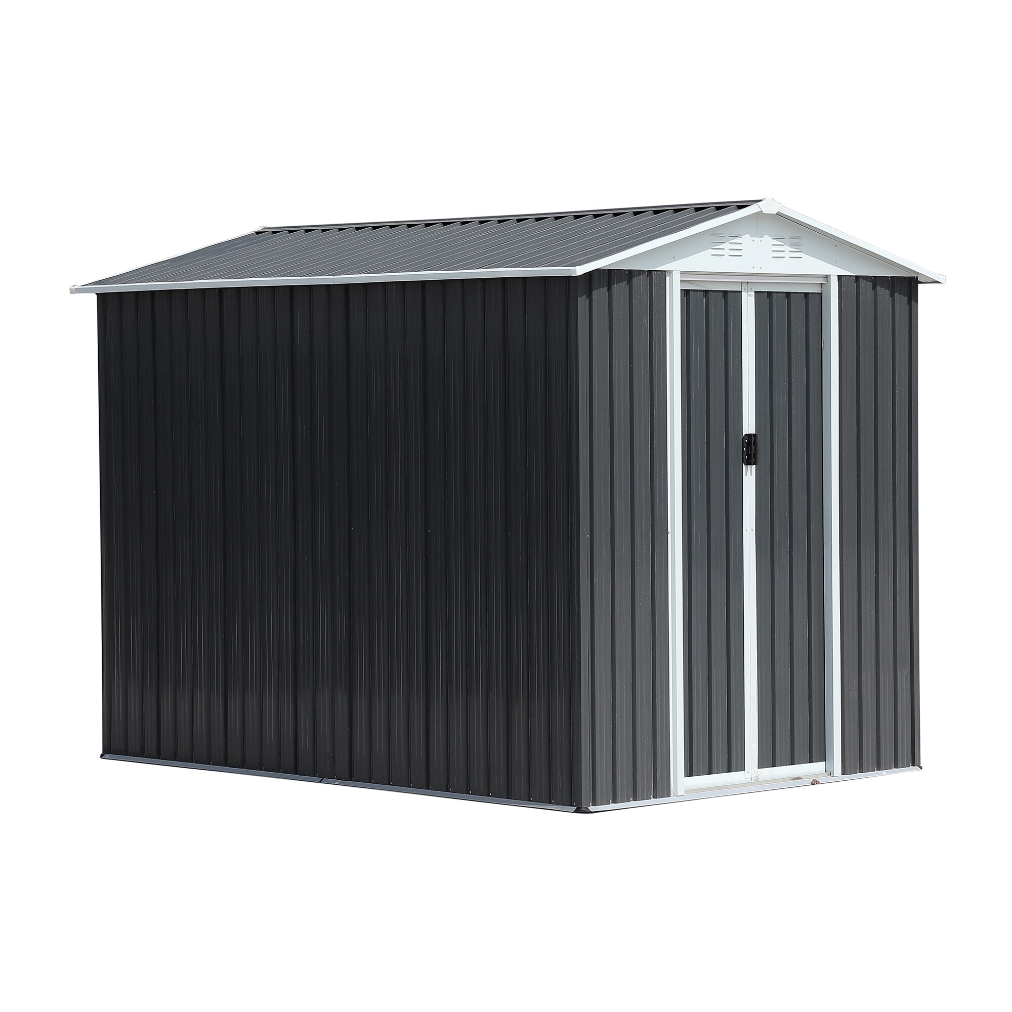 Clihome CL-W2794-00003 9-Feet x 6-Feet Galvanized steel Storage Shed