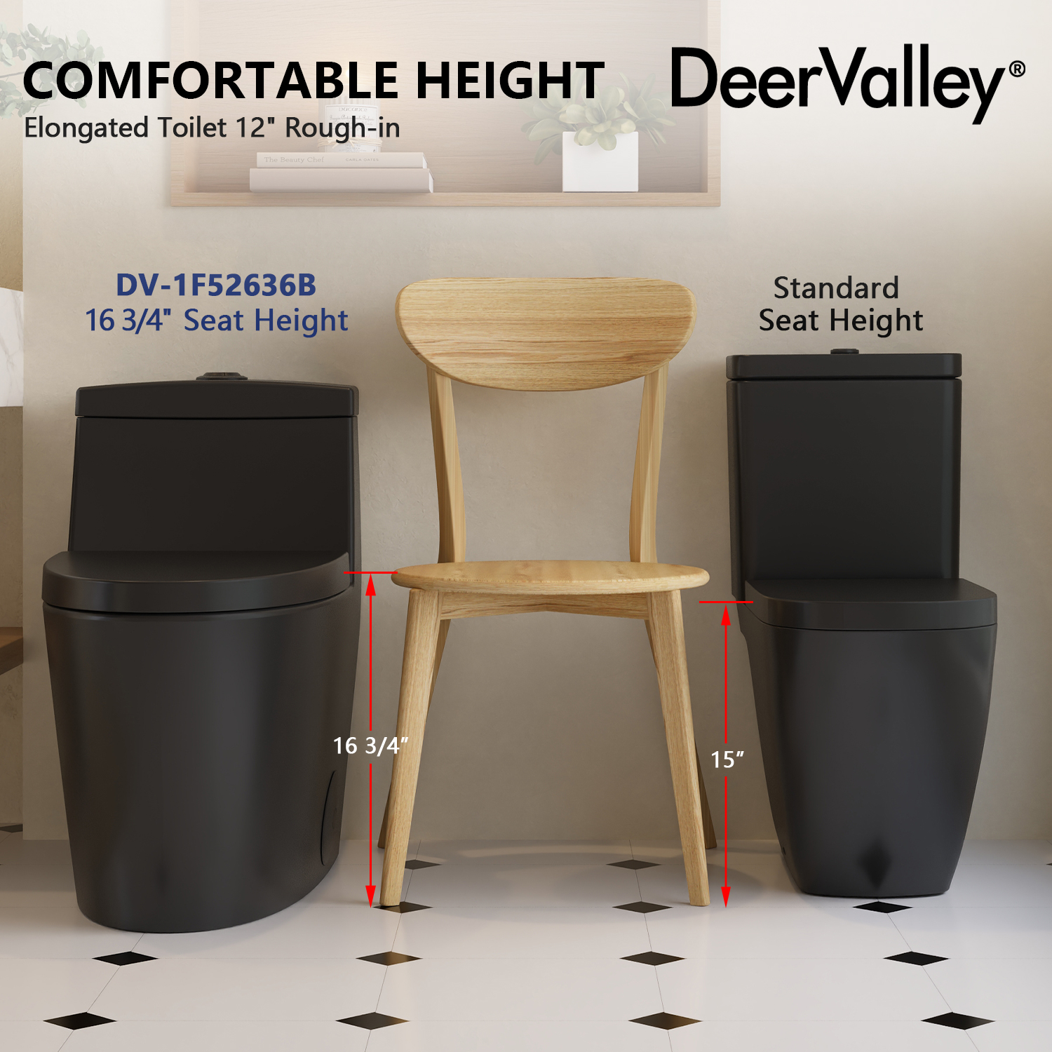 DeerValley DV-1F52636B toilets - View #3