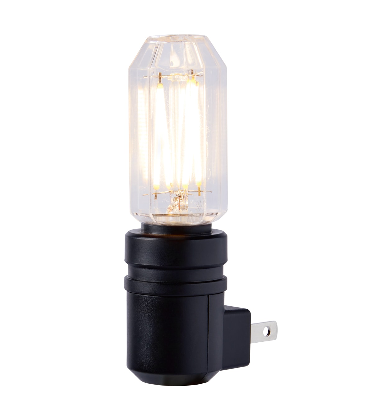 GE Vintage Farmhouse Nightlight Black LED Motion Sensor Auto On/Off Night  Light