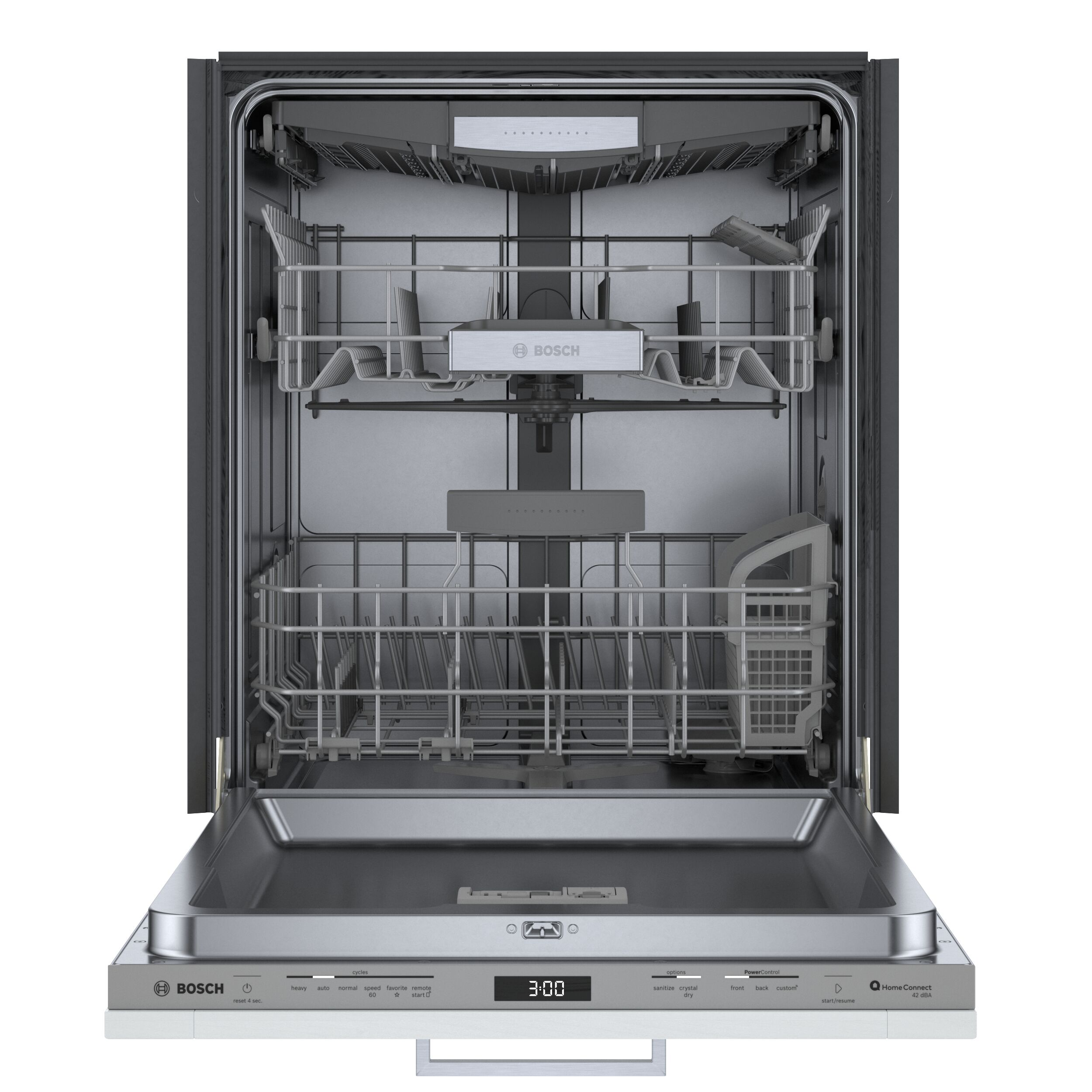 Bosch cabinet best sale front dishwasher