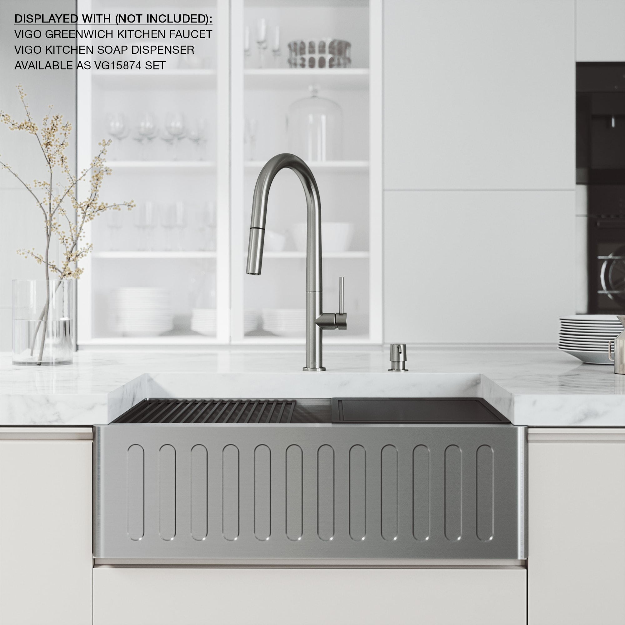 VIGO VGS3020SA Kitchen-Sinks - View #4