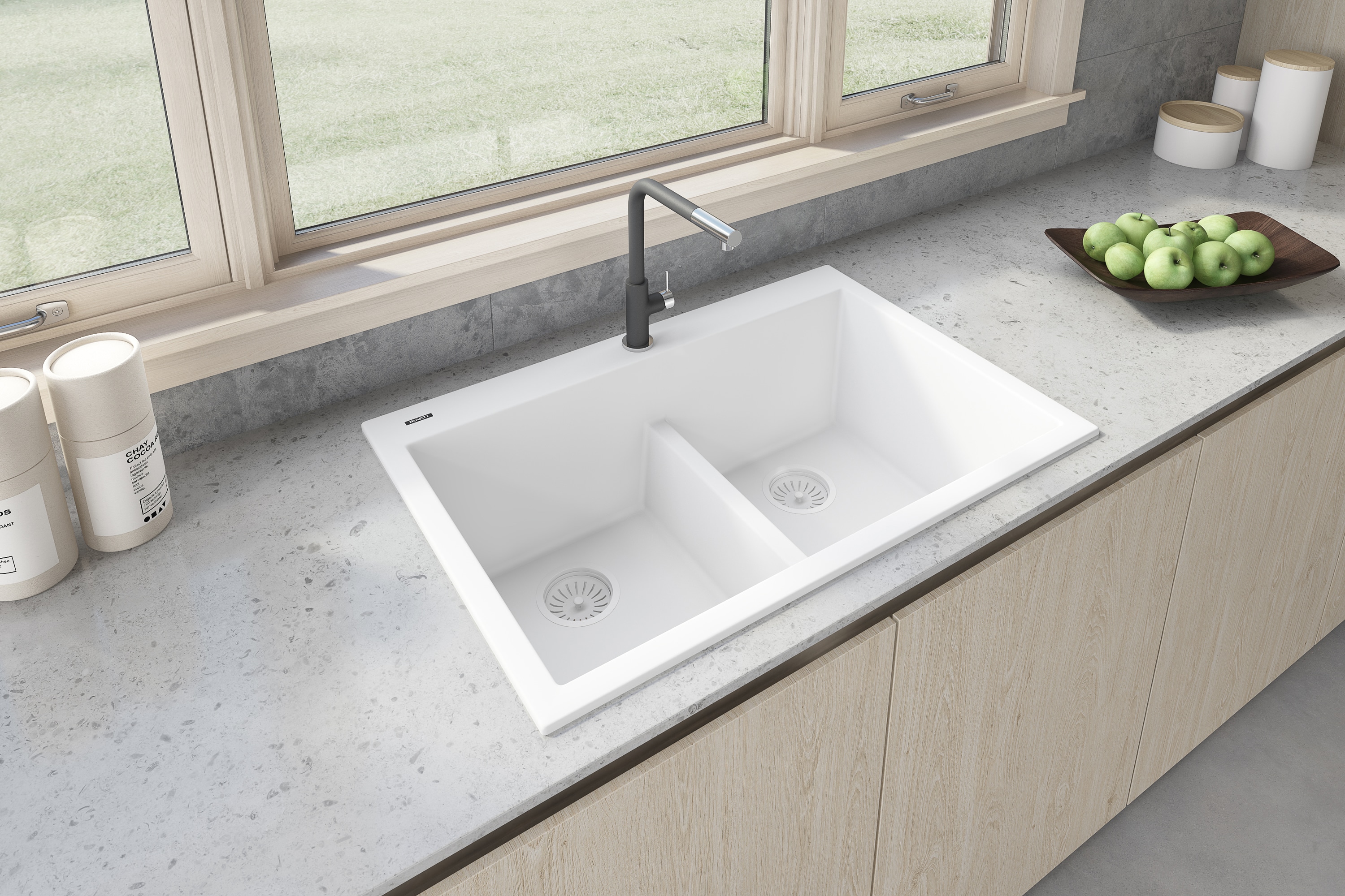 Ruvati RVG1385WH Kitchen-Sinks - View #11