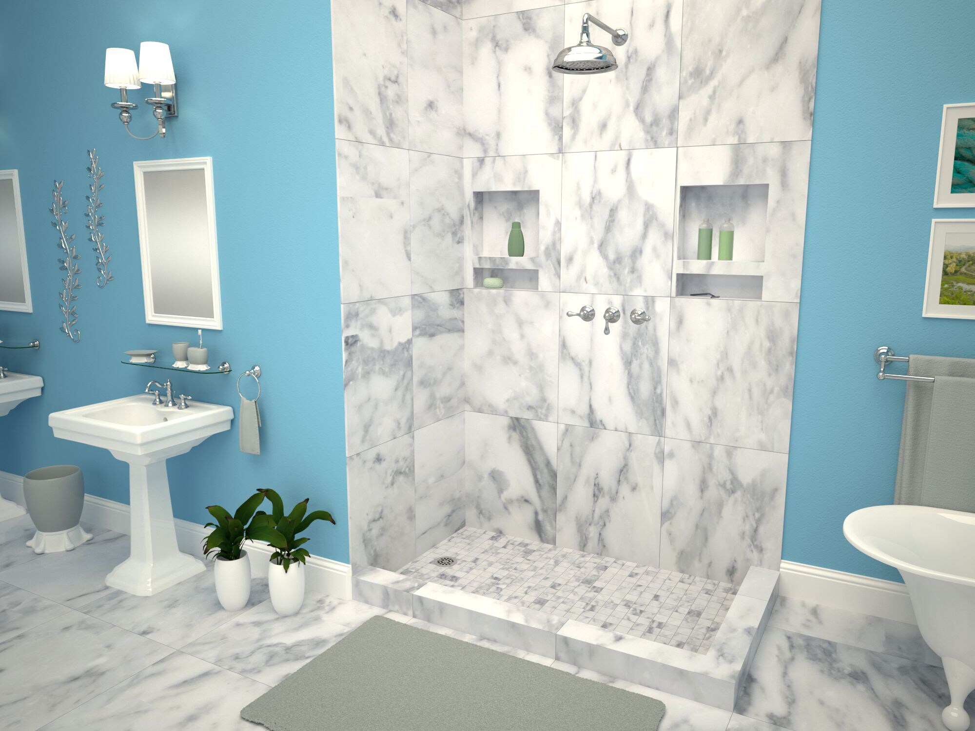 Tile Redi 3054LDR-PVC Shower-Floors - View #8