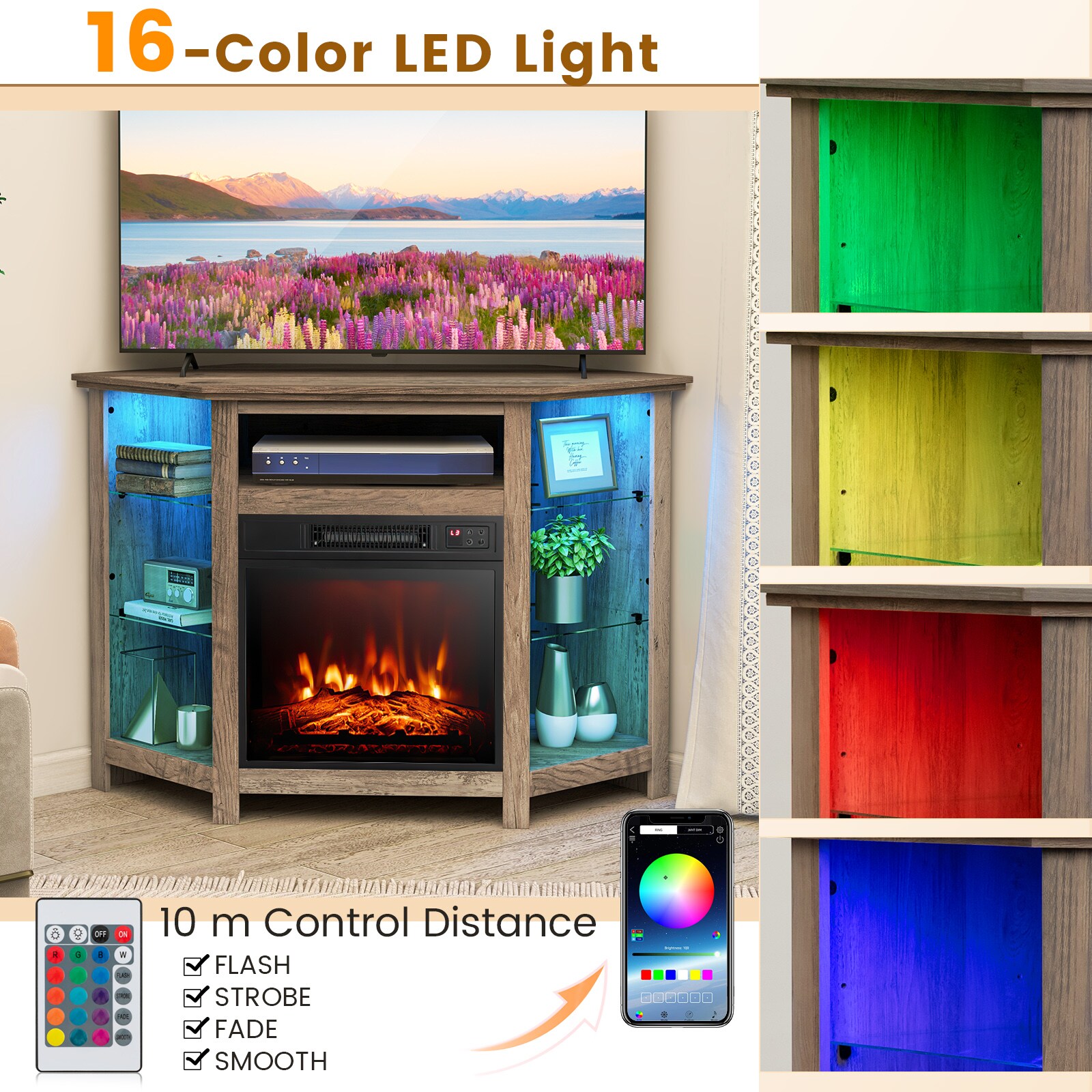 Clihome CL-GRUS-10169 Electric-Fireplaces - View #10