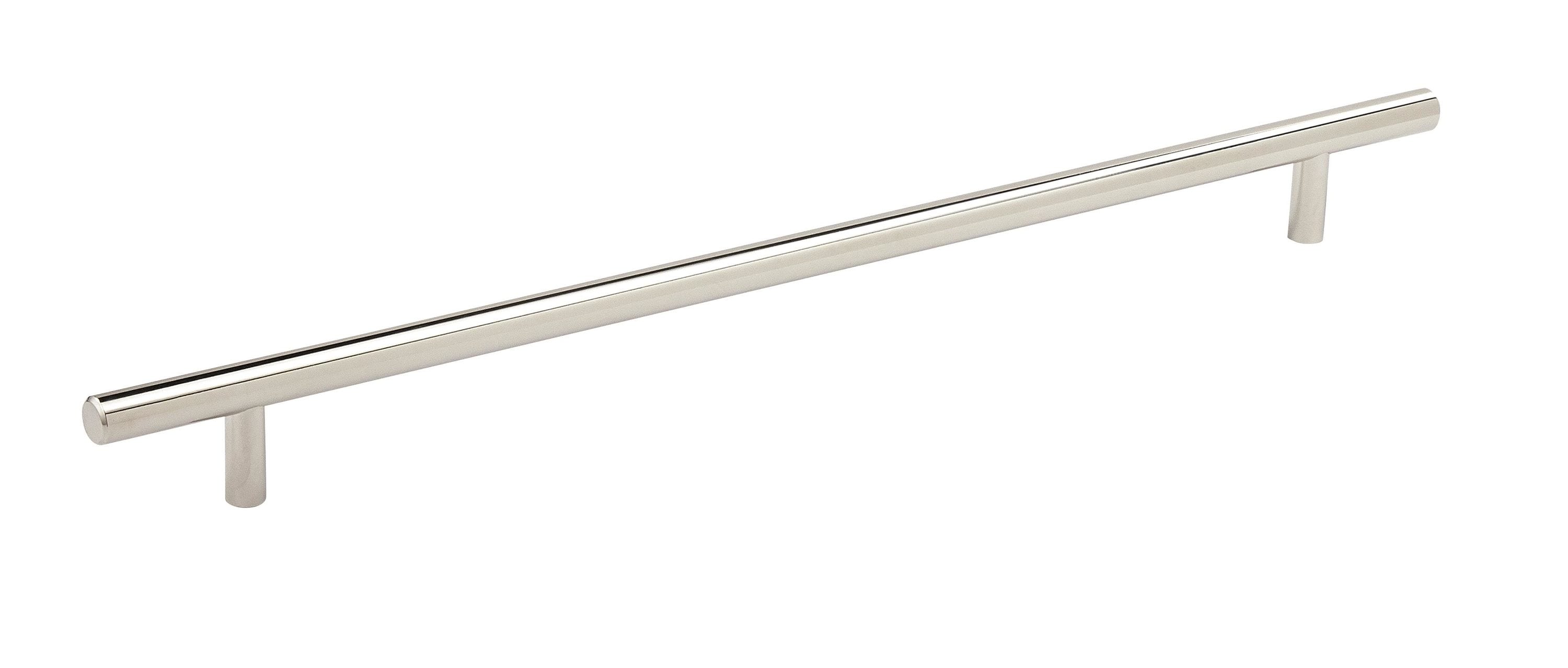 Amerock BP19014PN Bar Pulls 12-5/8-in , 320mm Center to Center Polished Nickel Cylindrical Bar