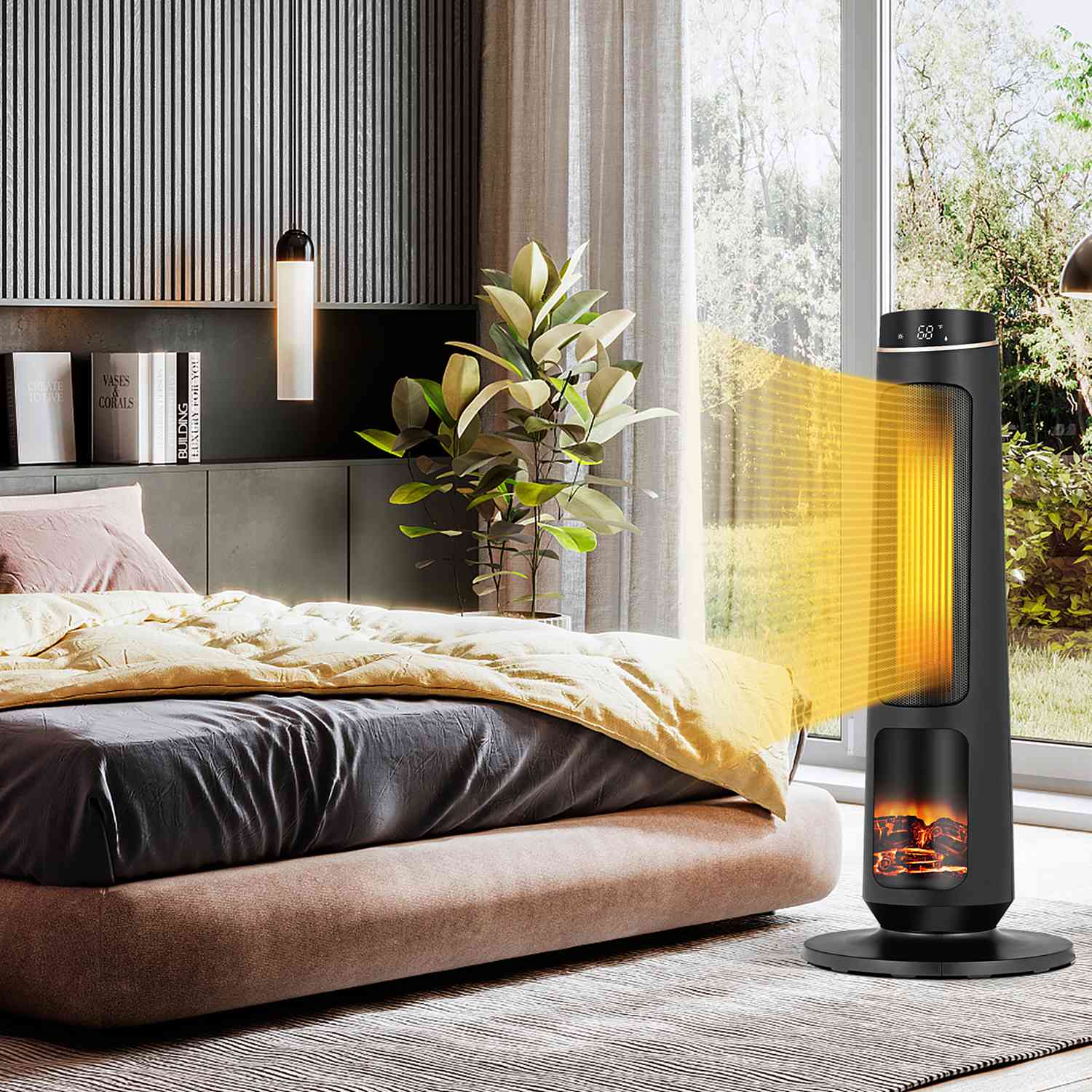 Costway CSHY001420 Portable-Electric-Heat - View #2