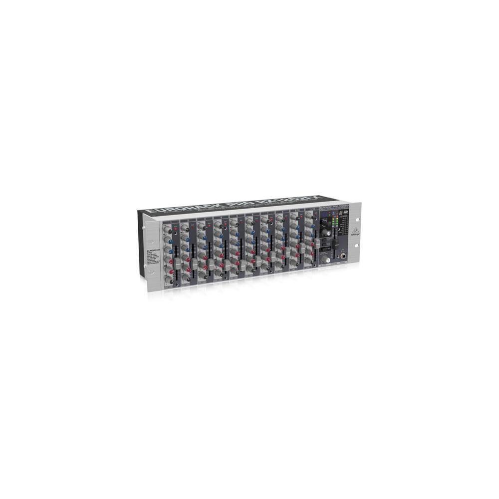  TCNCD374564 Behringer BEH-RX1202FX Premium 12-input Mic and Line Rack Mixer with XENYX Mic Preamplifiers British EQ and Multi-FX
