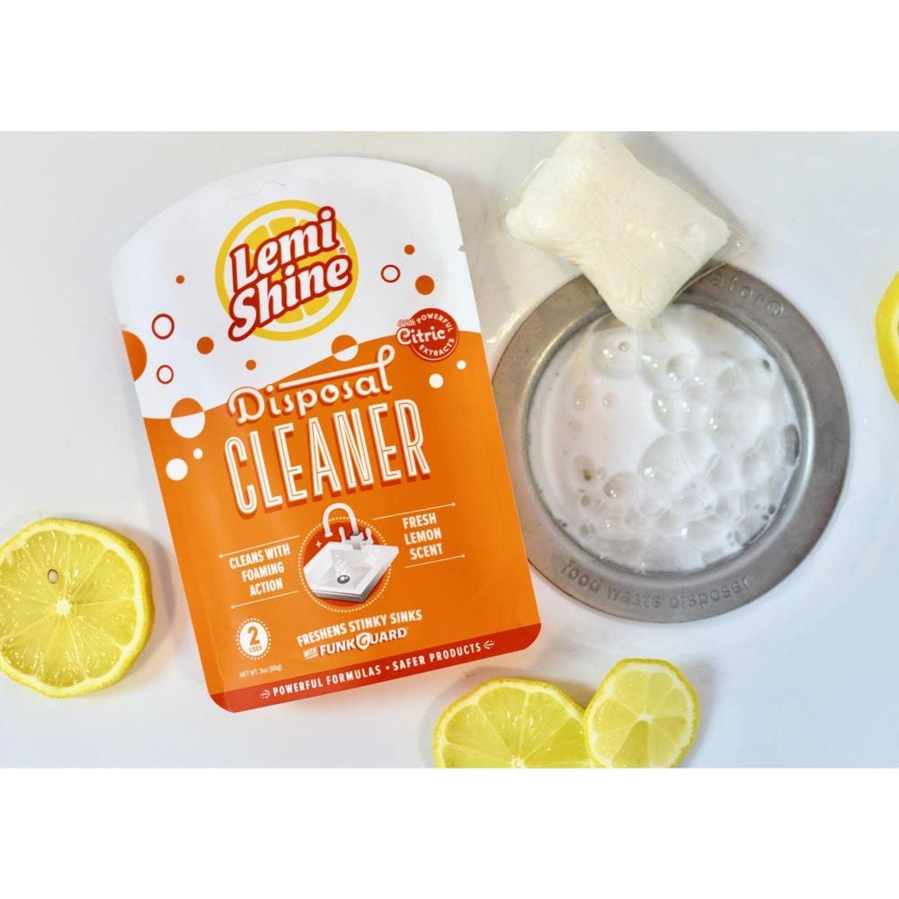 Lemi Shine Disposal Cleaner, Fresh Lemon Scent - 2 oz