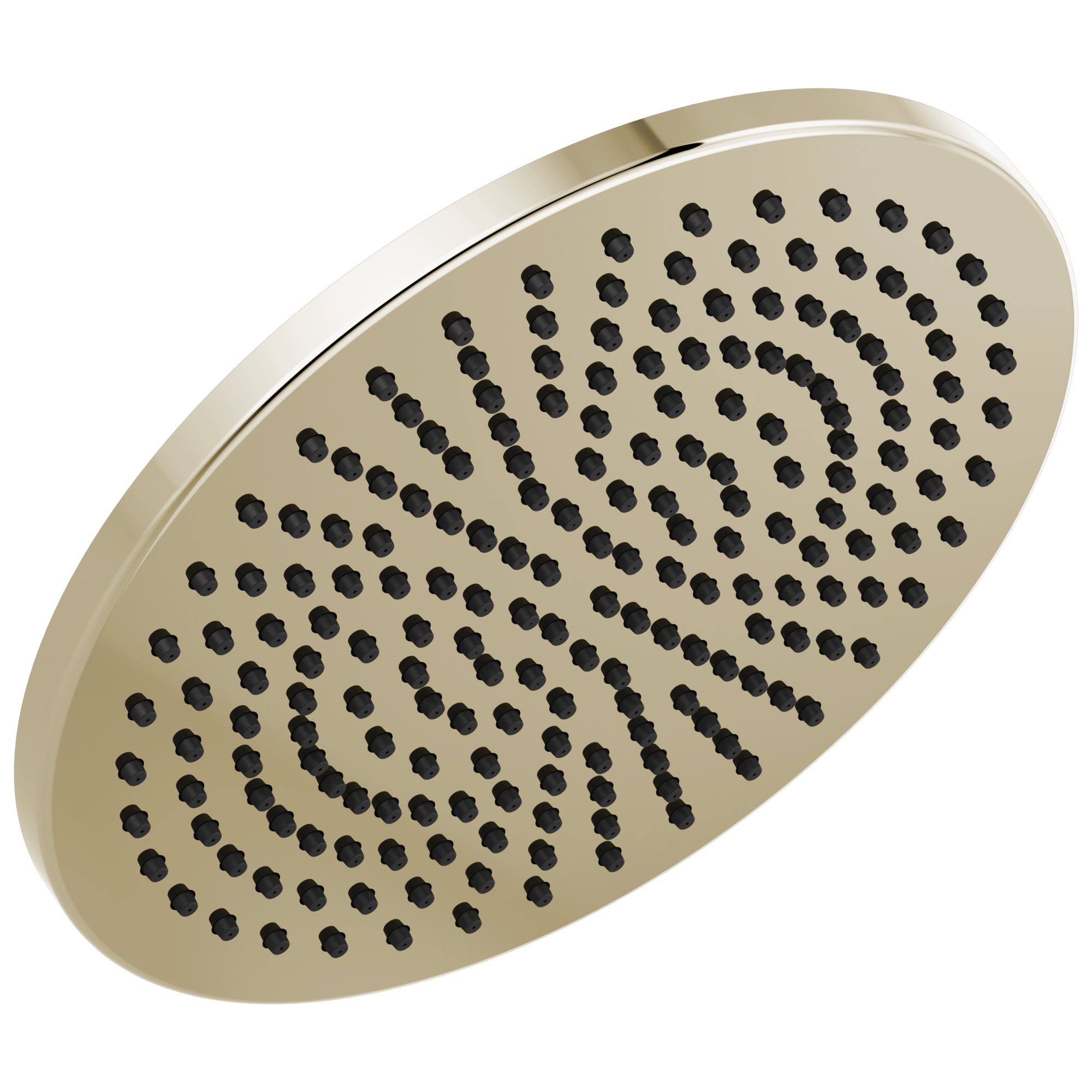 Delta 52158-PN-PR25 1.0 -Spray Lumicoat Polished Nickel 11.75-in Round Fixed High Pressure Shower Head 2.5 GPM