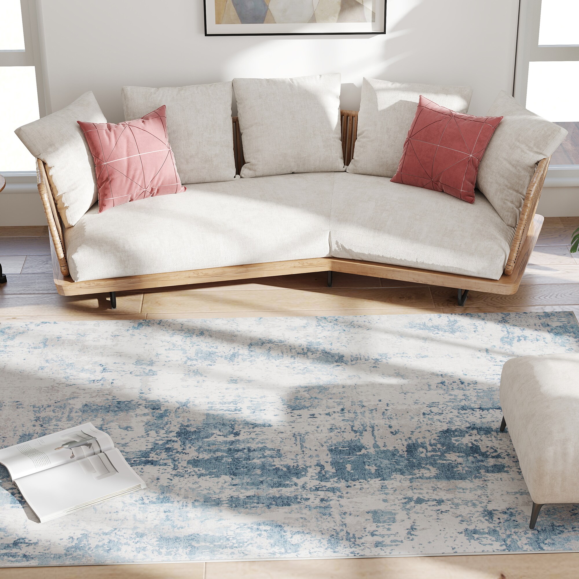 HomCom 83C-049V01BU rugs - View #4
