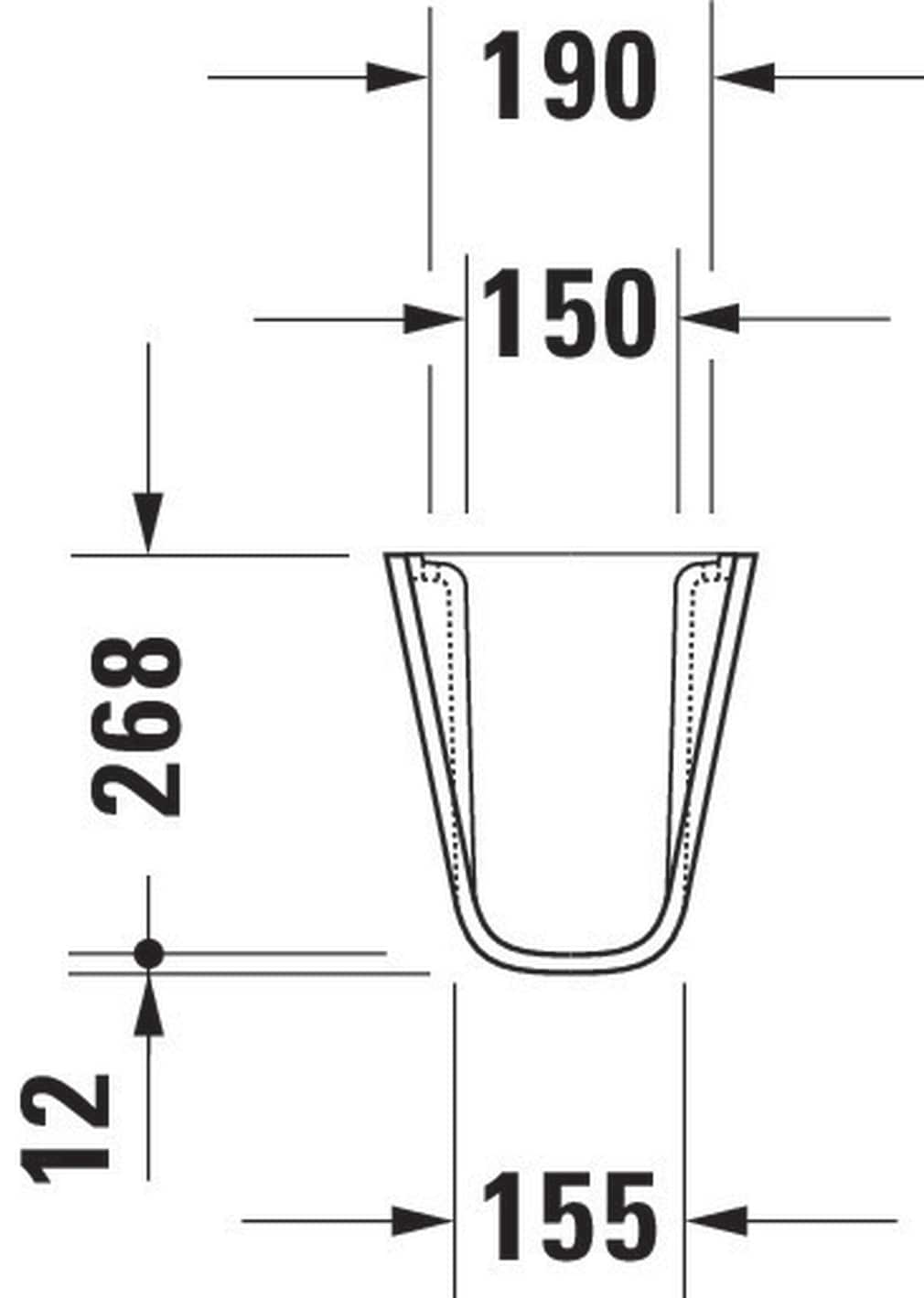 Duravit 08571800002 Sink-Shrouds - View #2
