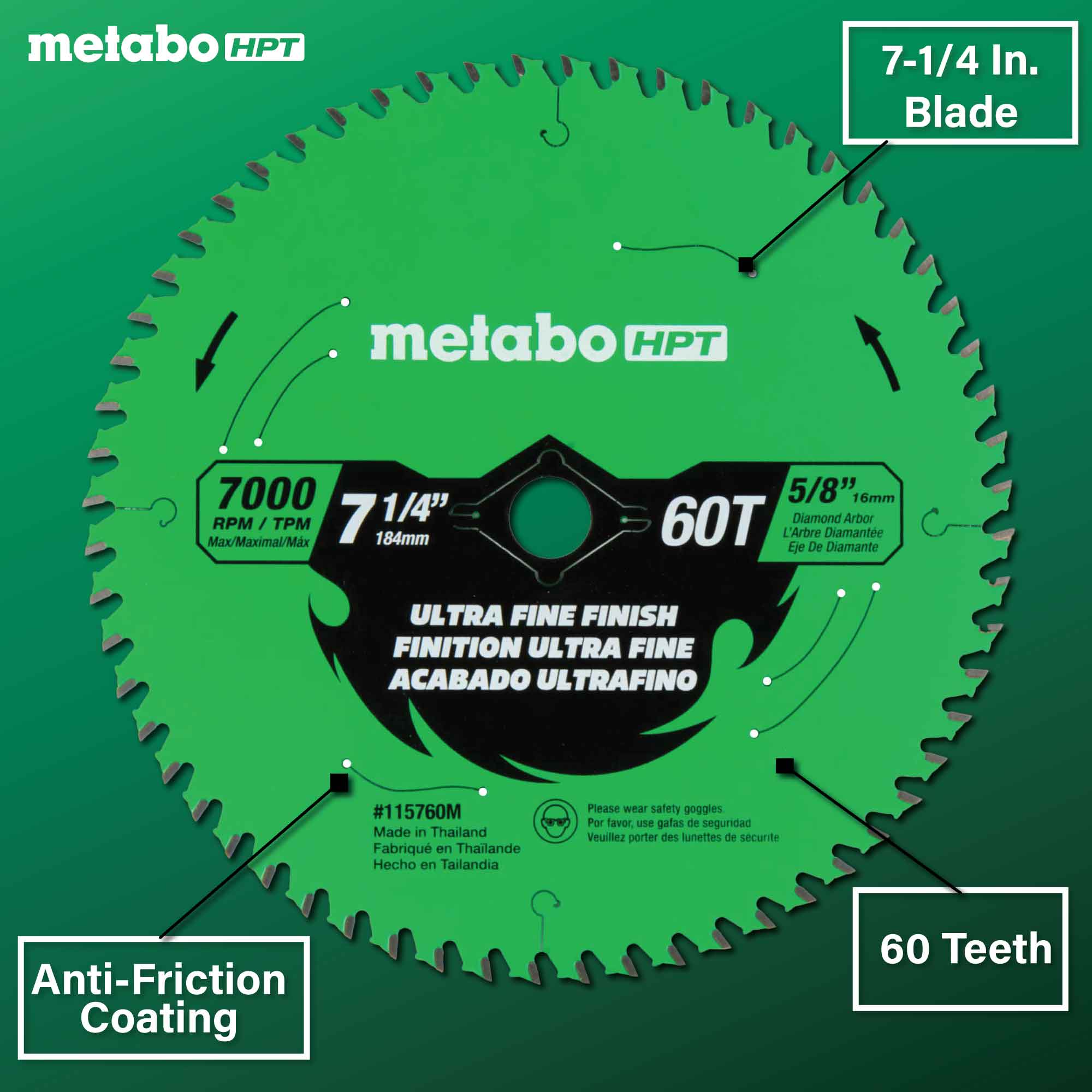 Metabo HPT 115760M Circular-Saw-Blades - Thumbnail View #4