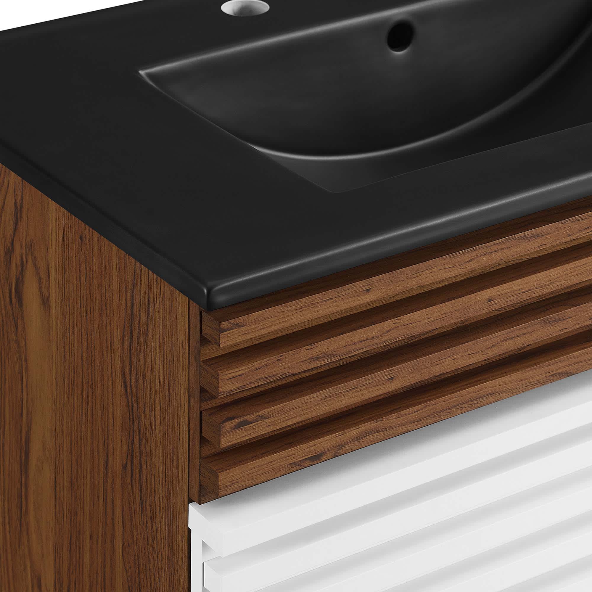Modway EEI-5418-WHI-WAL-BLK Bath-Vanity-Combo - View #9