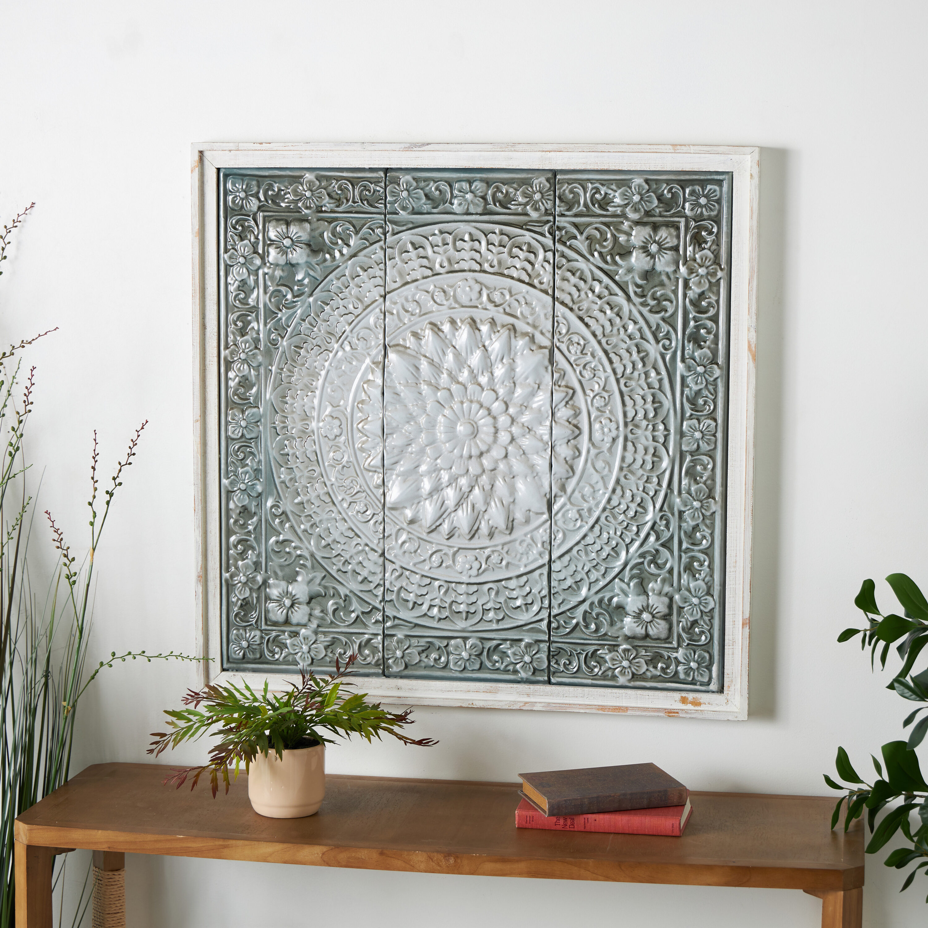 Grayson Lane 64346 33-Inches W x 34-Inches H Metal Abstract and geometric Abstract Wall sculpture