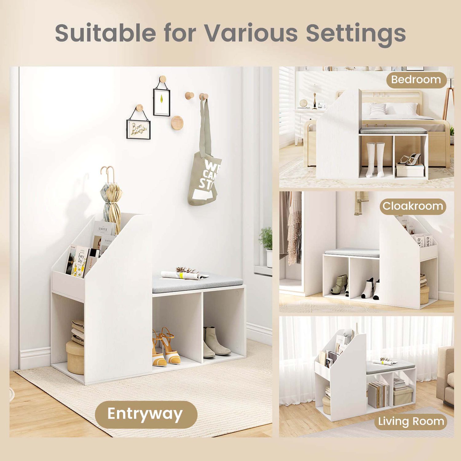 Costway HCST05665 Shoe-Racks - View #10