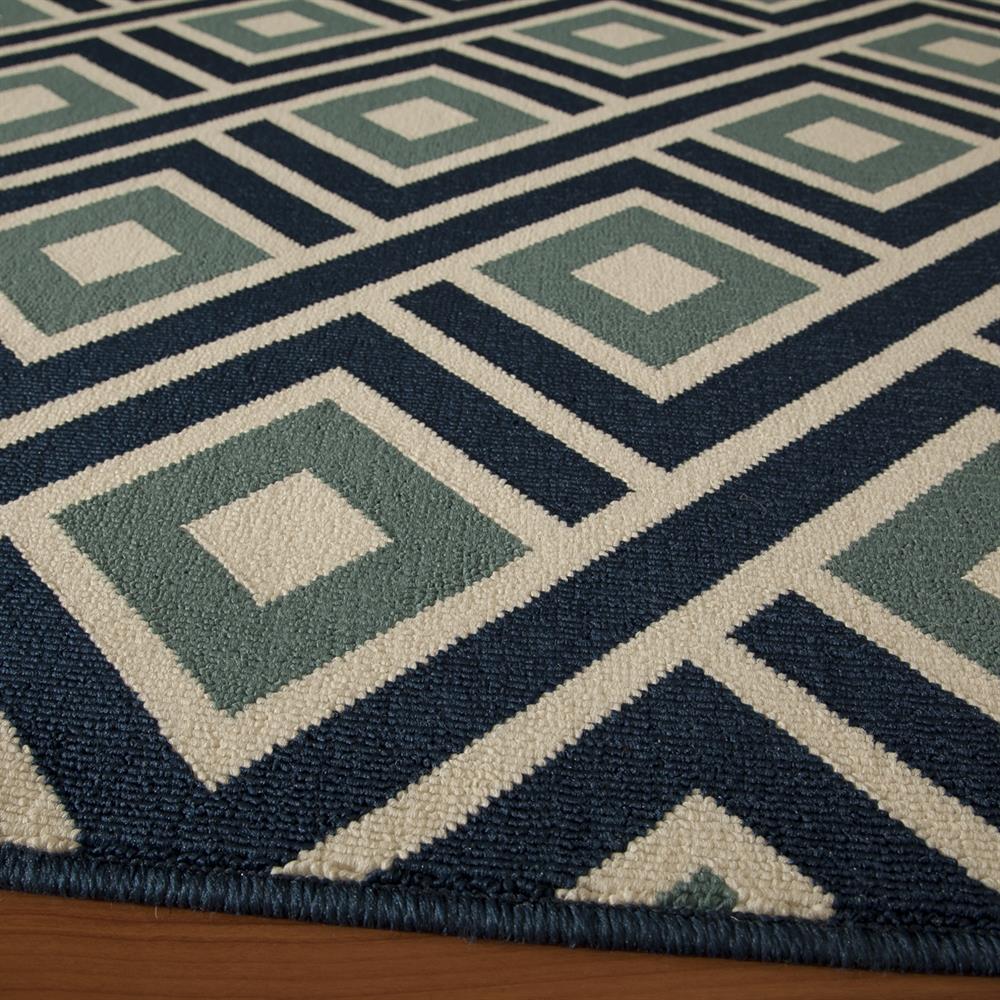 Baja 2 X 7 (ft) Blue Geometric Runner In The Rugs Department At Lowes.com