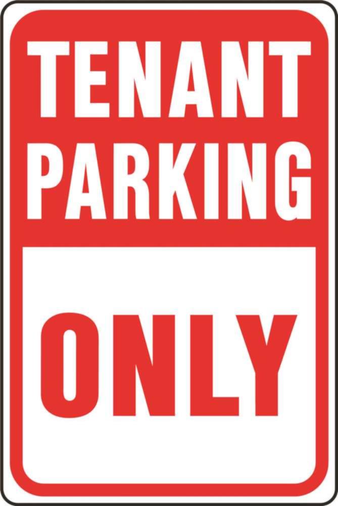 Hy-Ko English NO PARKING ANYTIME SIGN Parking Lot Business Aluminum 12"x18" HW-1 