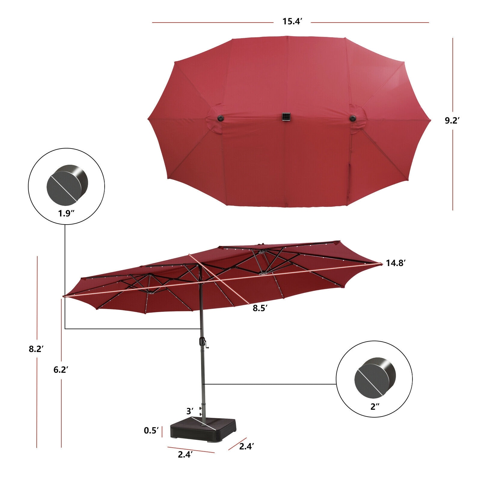 Forclover HBV-0247WN Umbrellas-2 - View #9