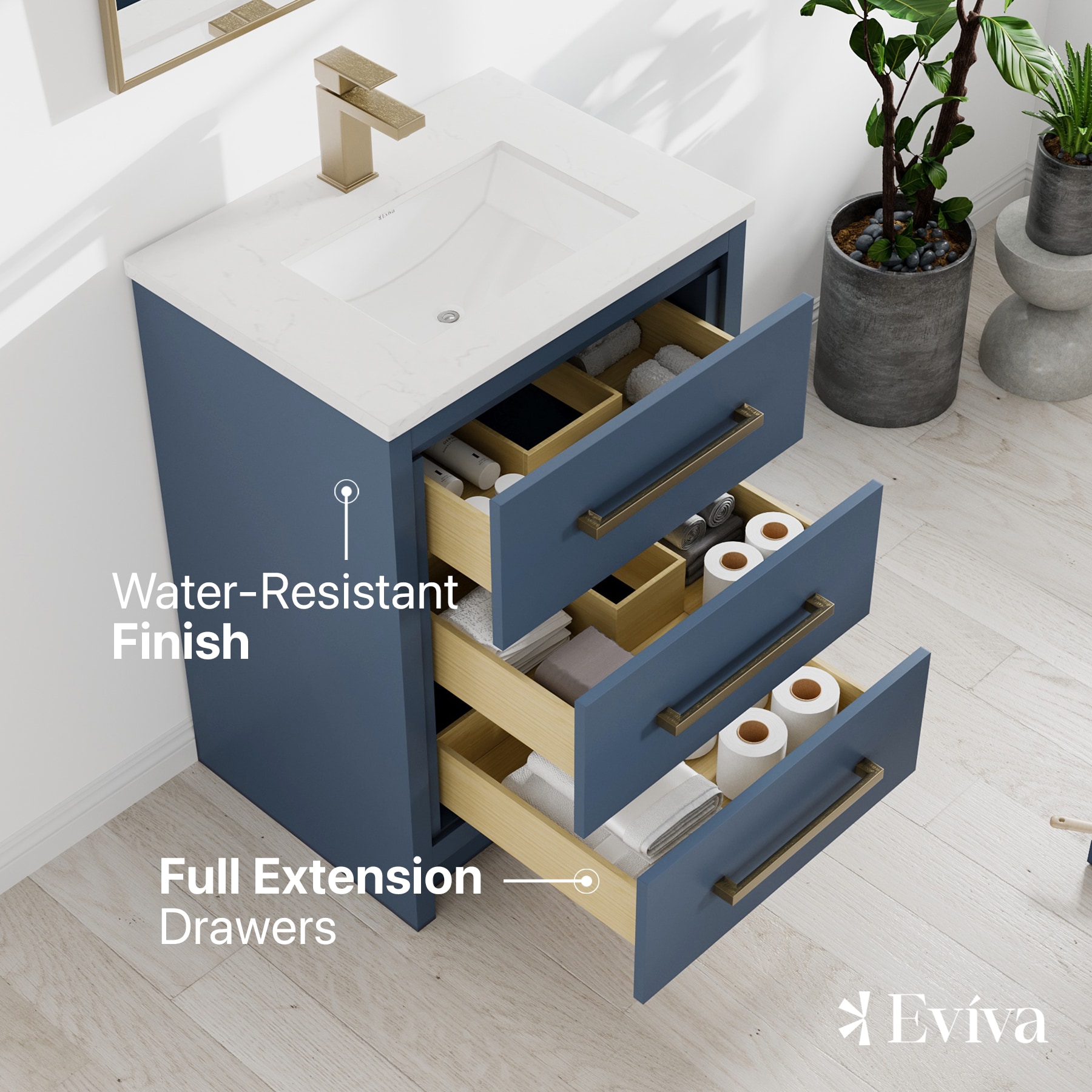 Eviva EVVN812-24X18DB Bath-Vanity-Combo - View #5
