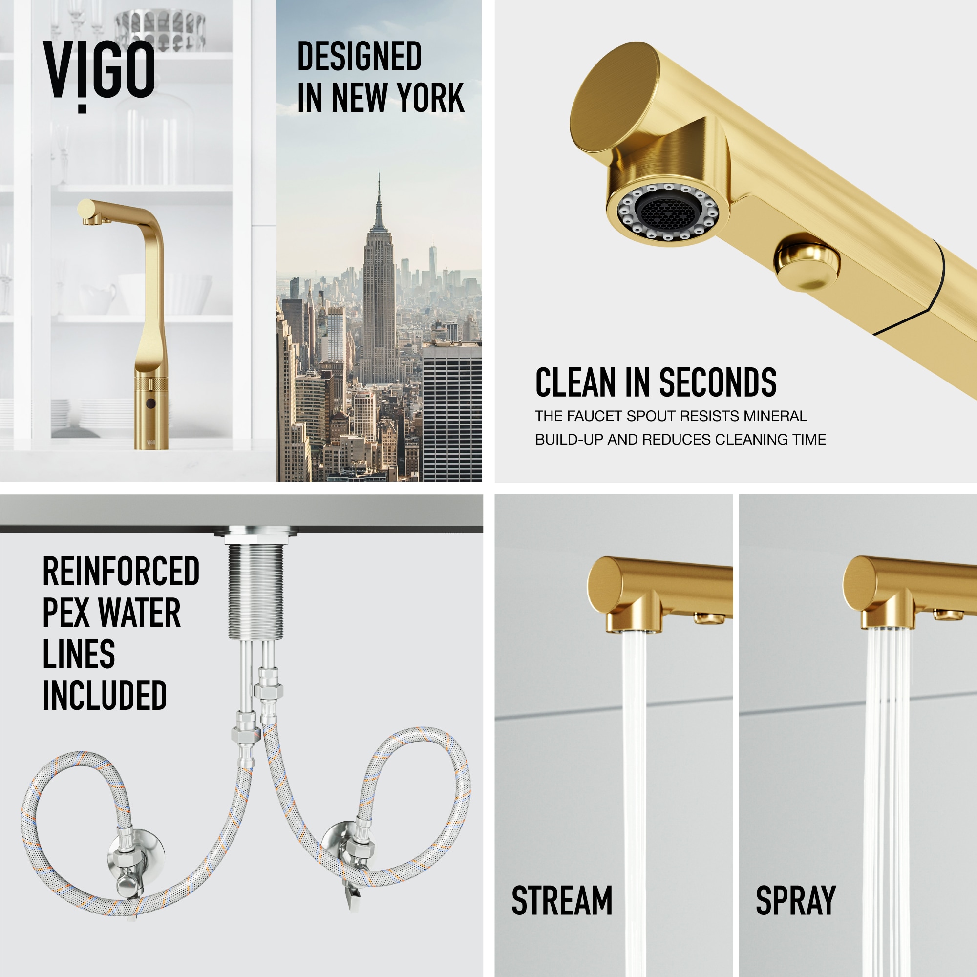VIGO VG02039MGS Kitchen-Faucets - View #8