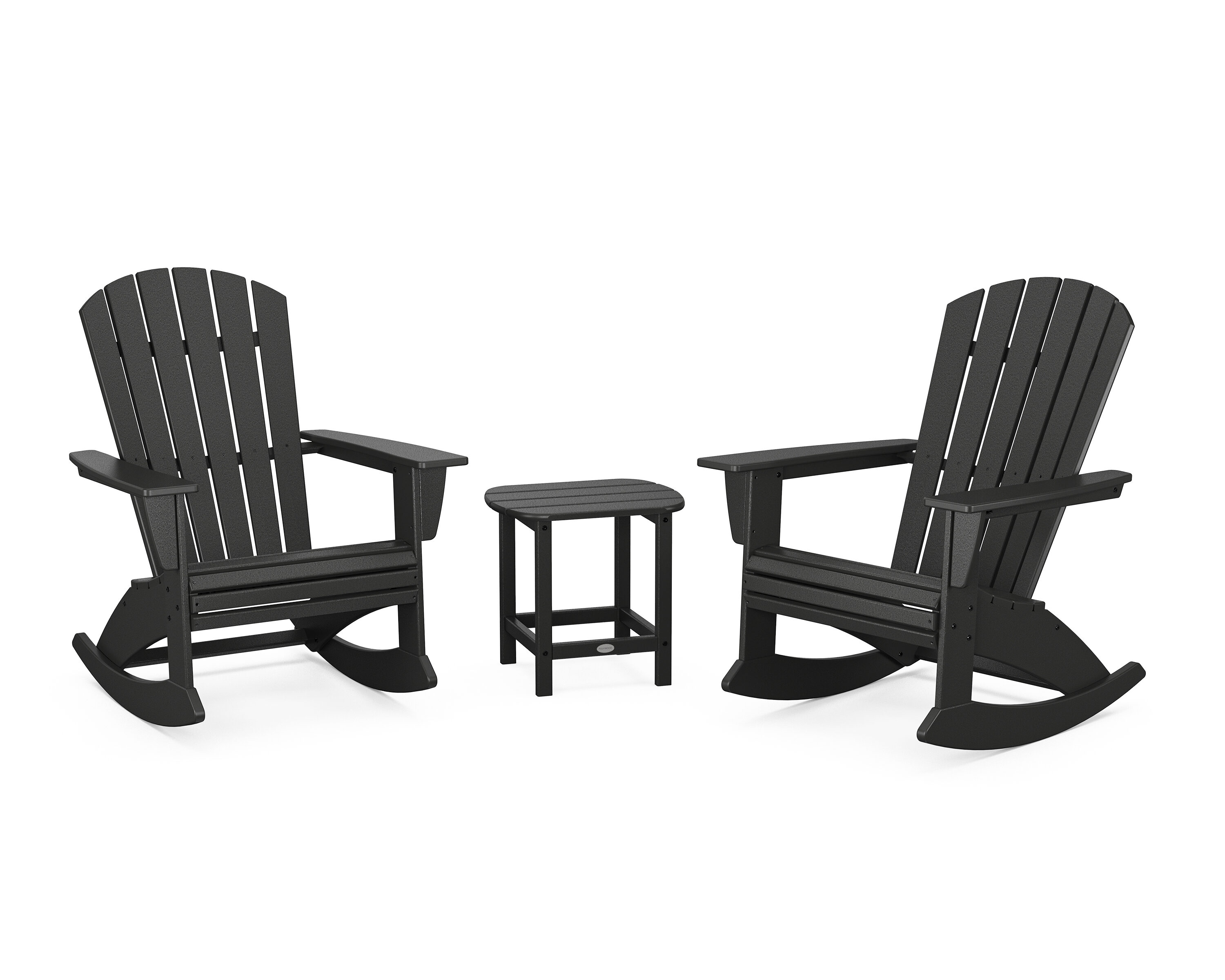 POLYWOOD PWS2204-1-BL 3 -Piece Patio Conversation Set