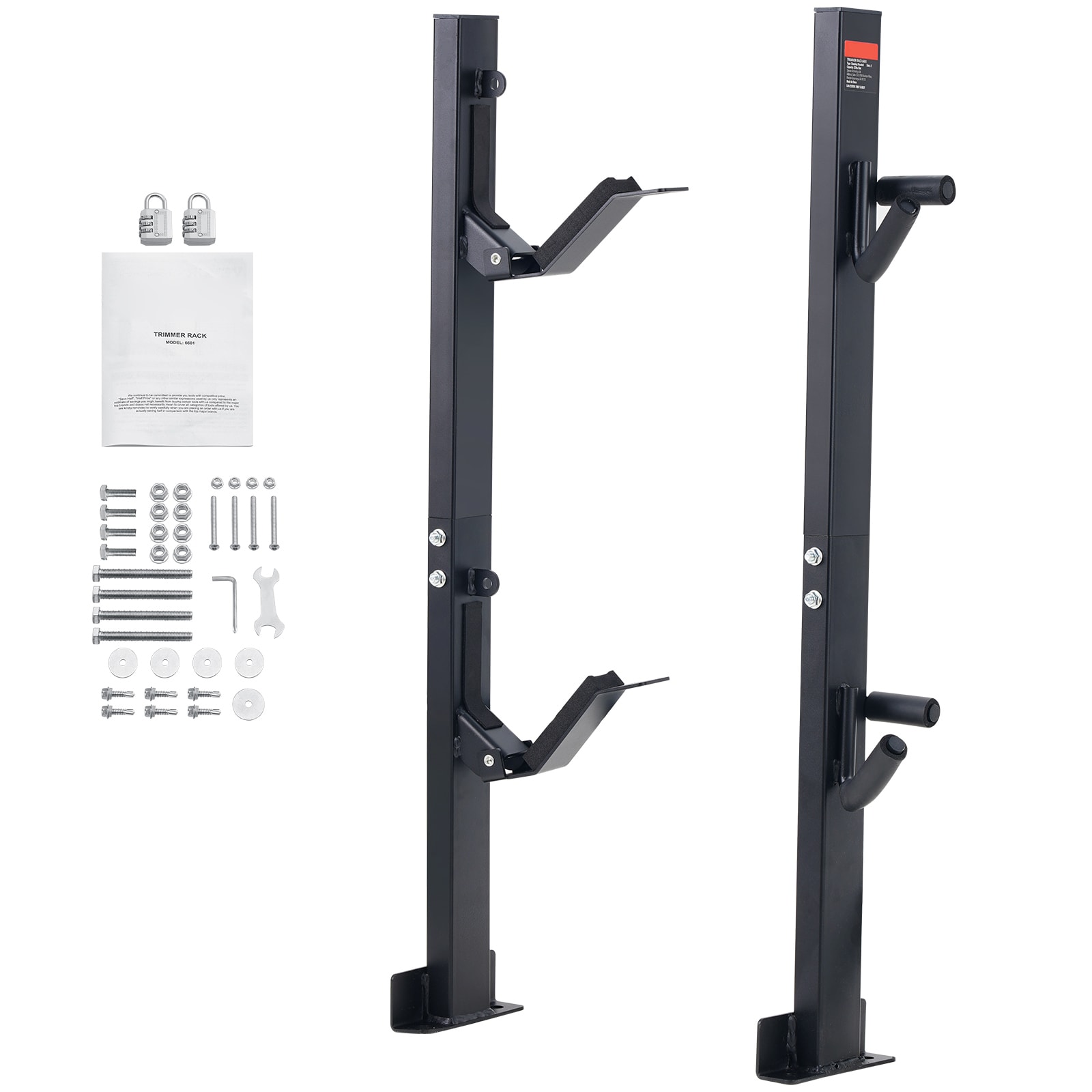 SVOPES 2-Place Trimmer Rack. Weeder Trimmer Holder. Landscape Trailer Rack. Zinc Alloy Lock. Mount for Pickup Truck or Enclosed Trailer. Pair #SVOPESZLSDCJG01069V0