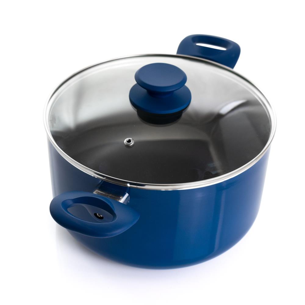 Wholesale Gibson Dutch Oven W/ Lid- 6qt- Blue XYLAN BLUE