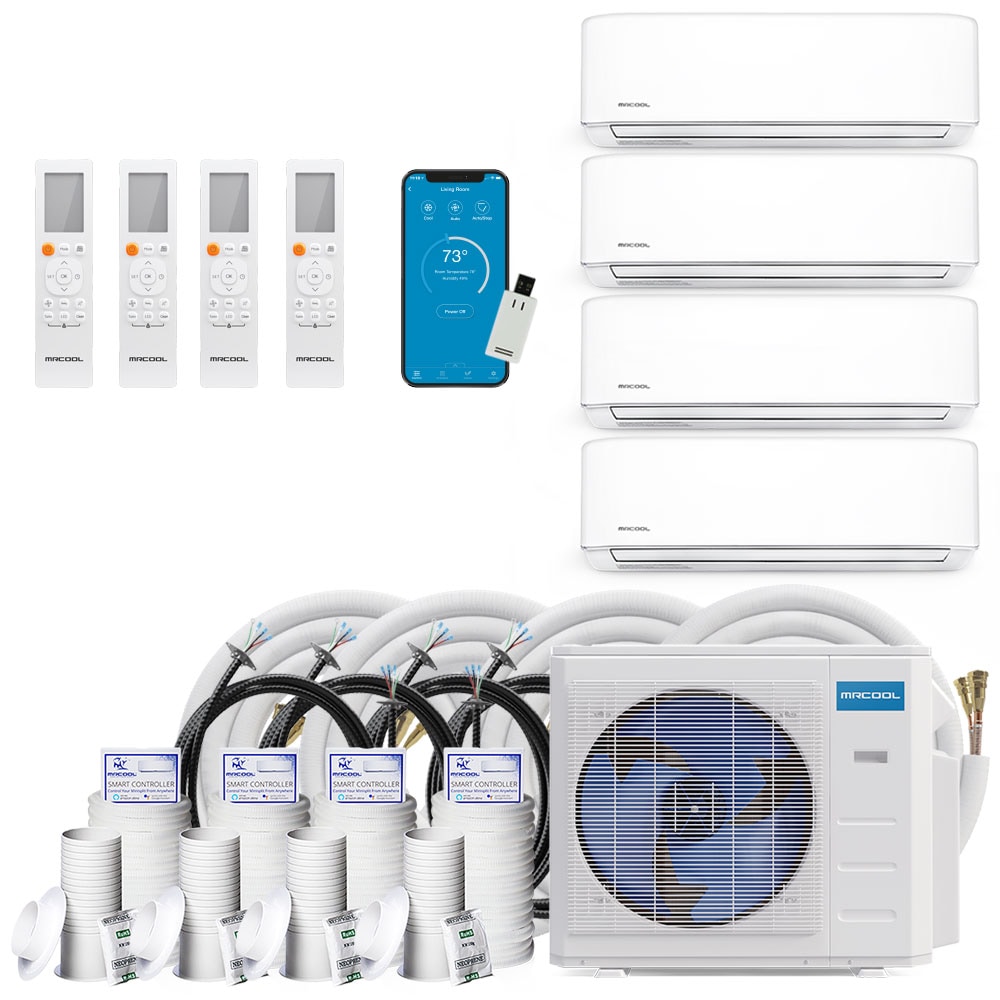 MRCOOL 36K BTU 4-Zone Ductless Mini-Split Heat Pump with Remote and WiFi