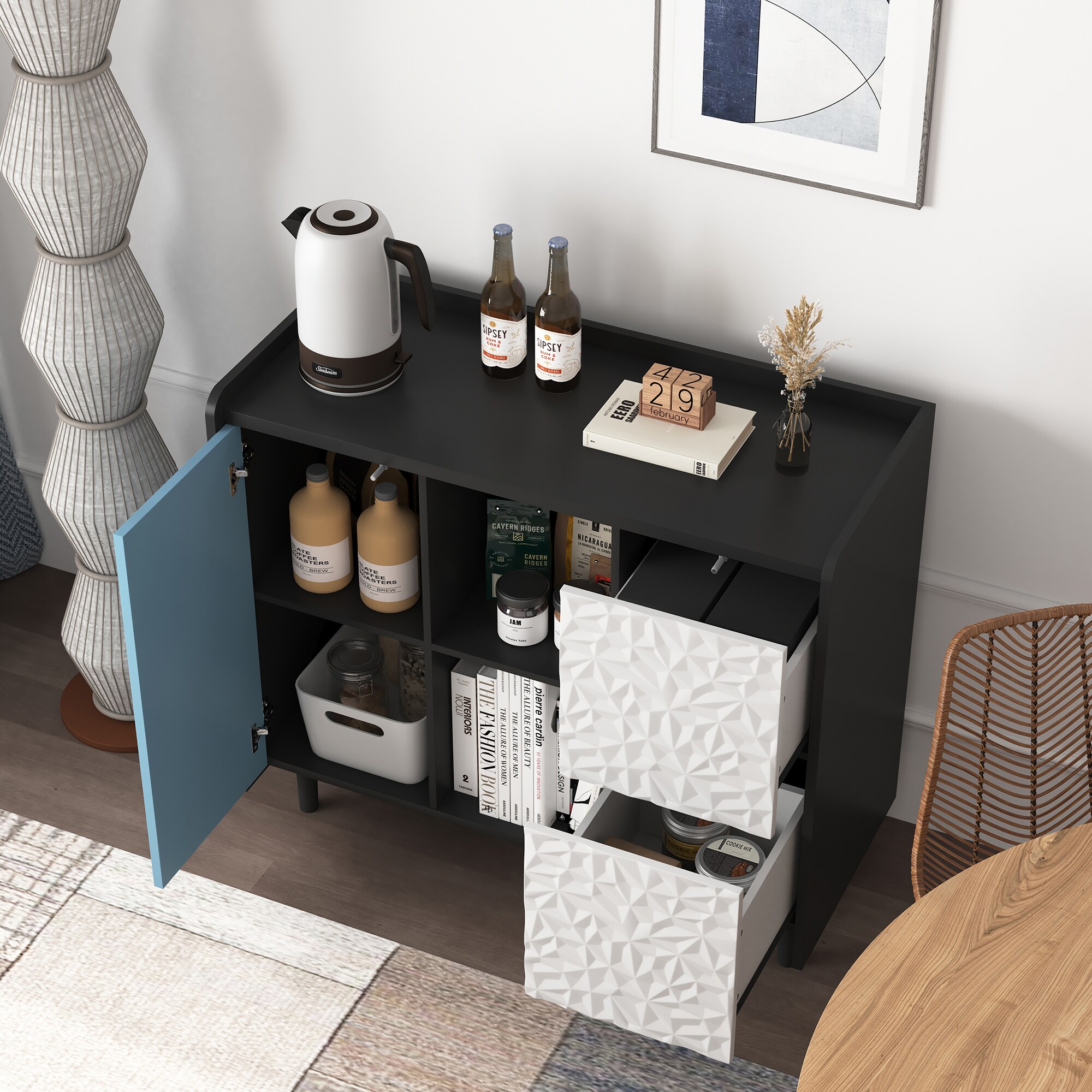 SINOFURN SYA840010BL Dining-Kitchen-Storarge - View #2