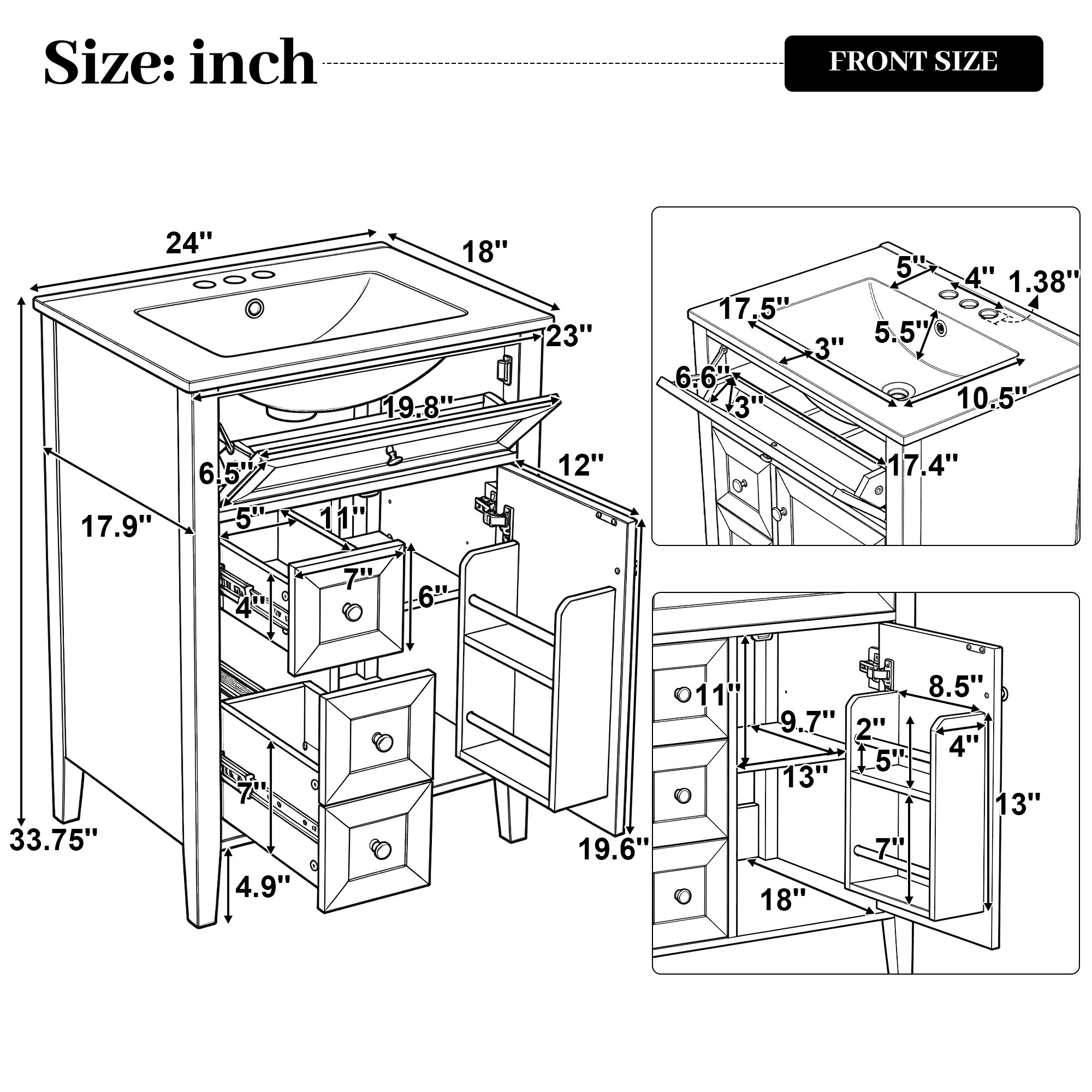 AAZJ 710-N710P243315P Bath-Vanity-Combo - View #15